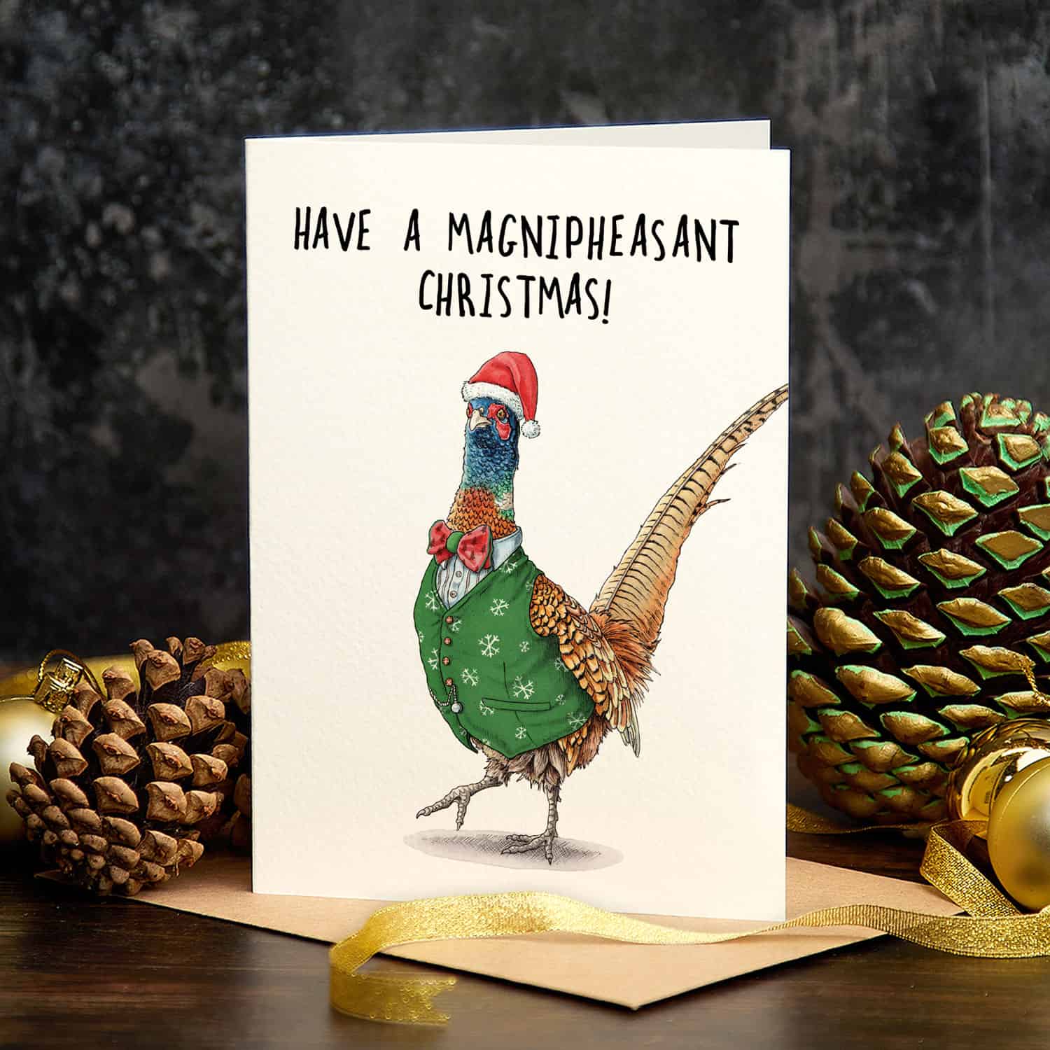 Magnipheasant Christmas Card