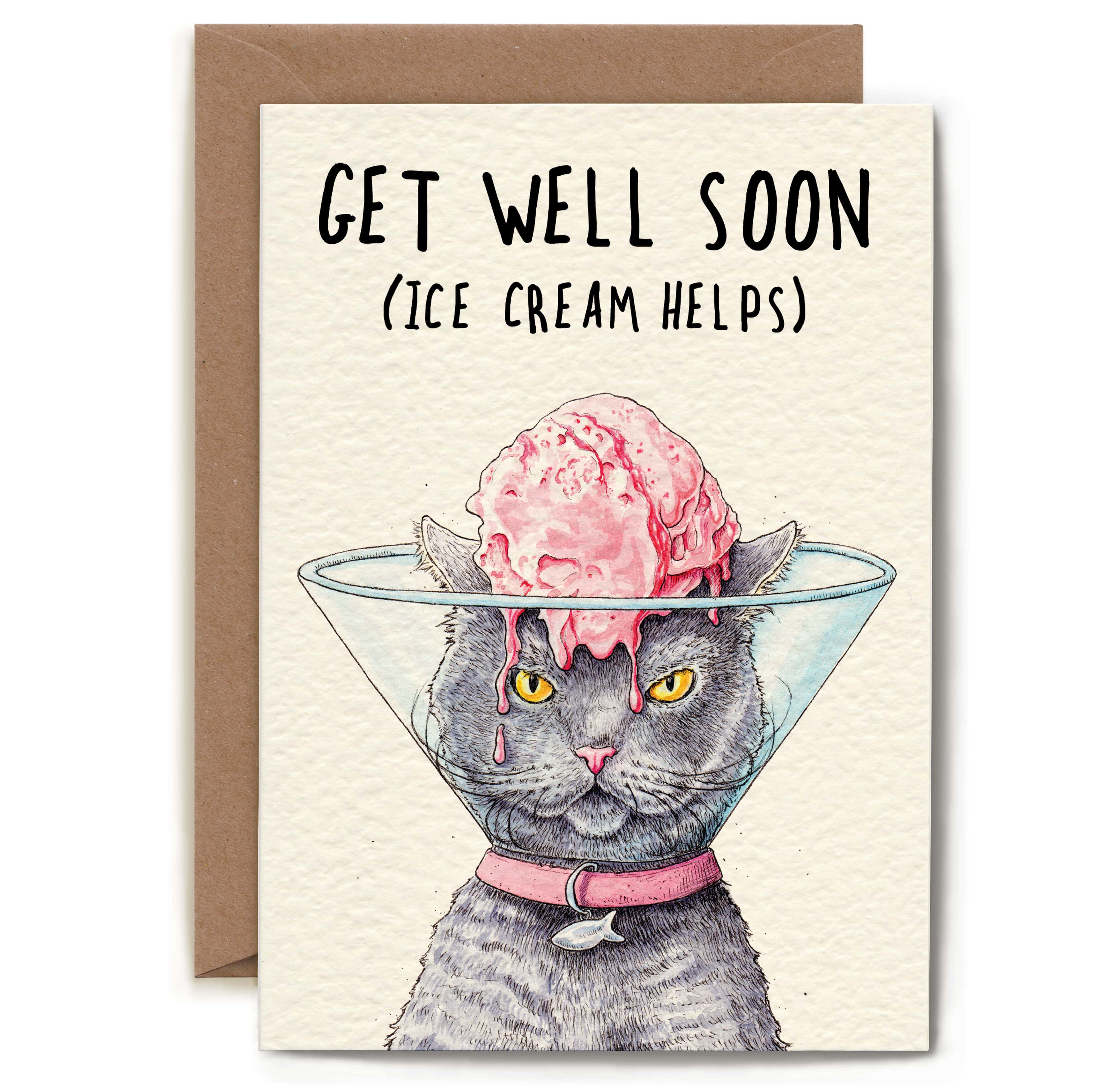 Cat Cone Card