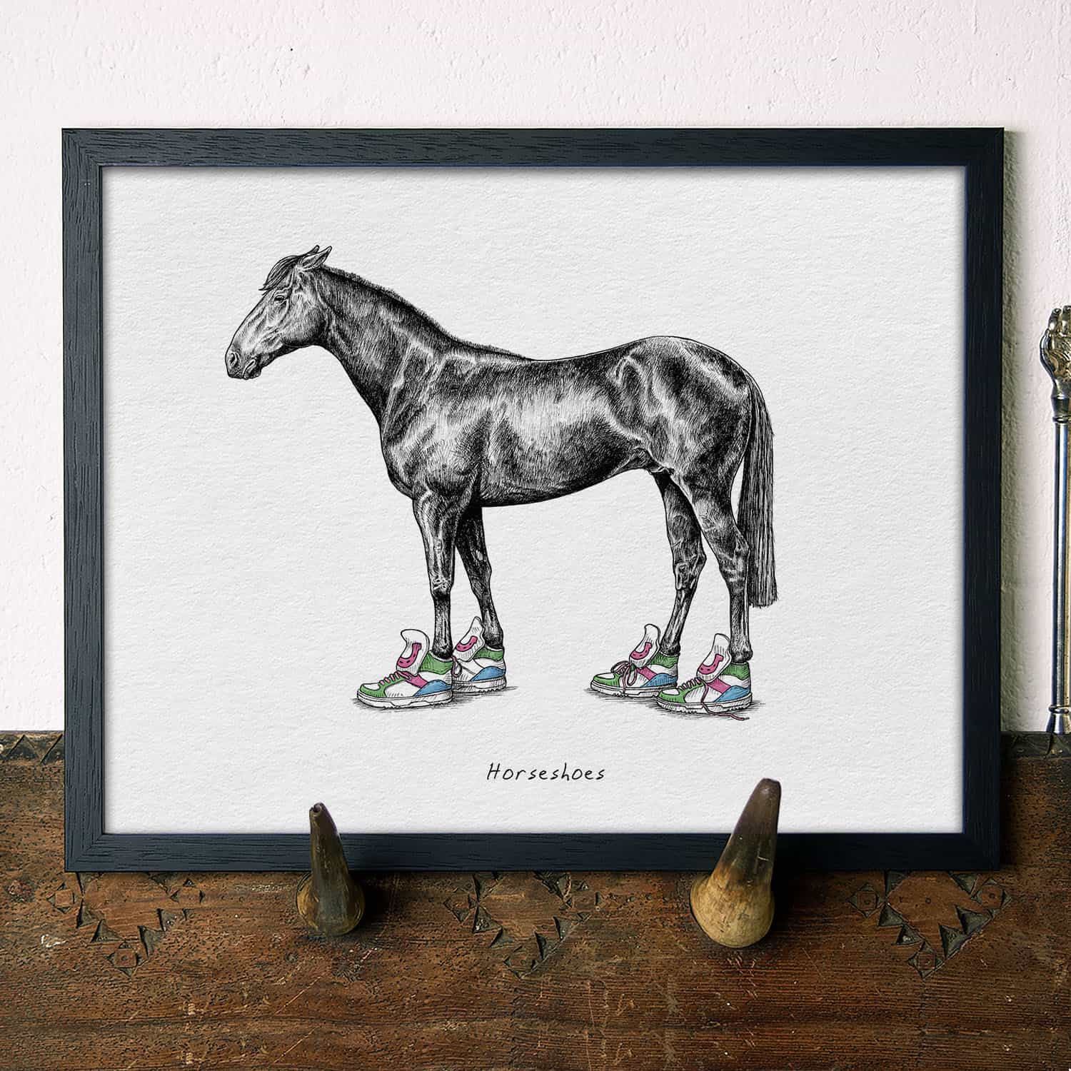 Horseshoes Print