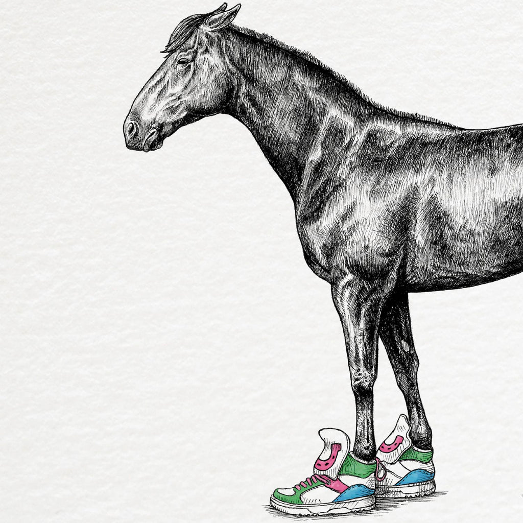 Horseshoes Print