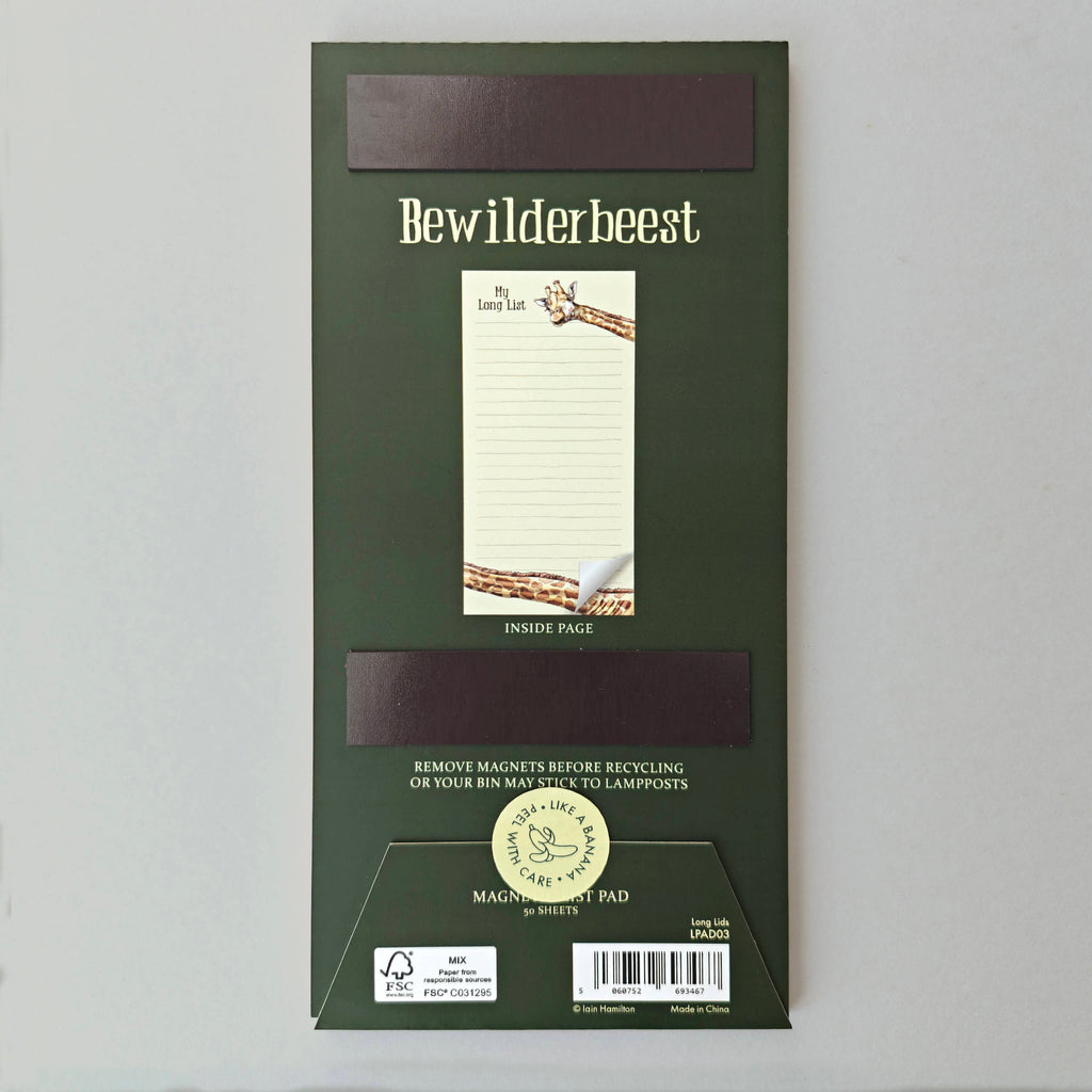 My Long List Magnetic List Pad