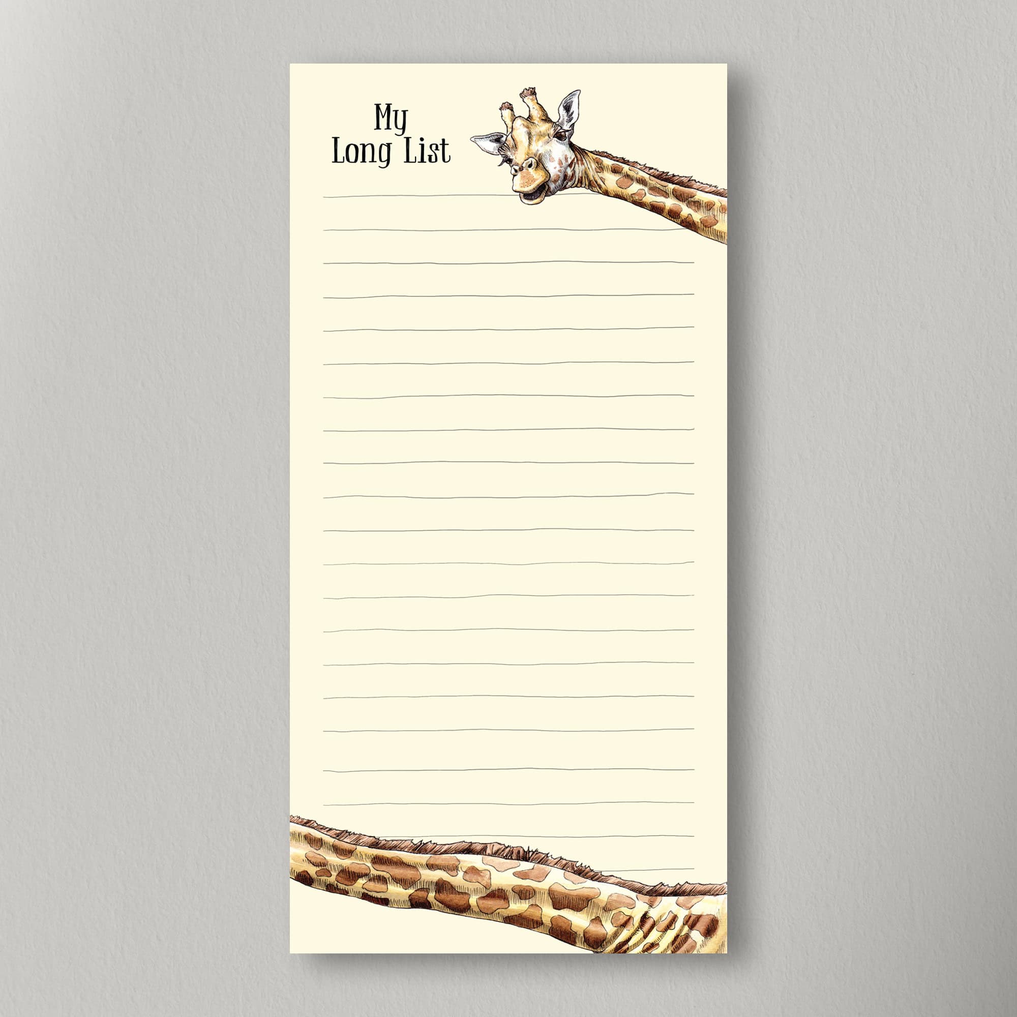 My Long List Magnetic List Pad