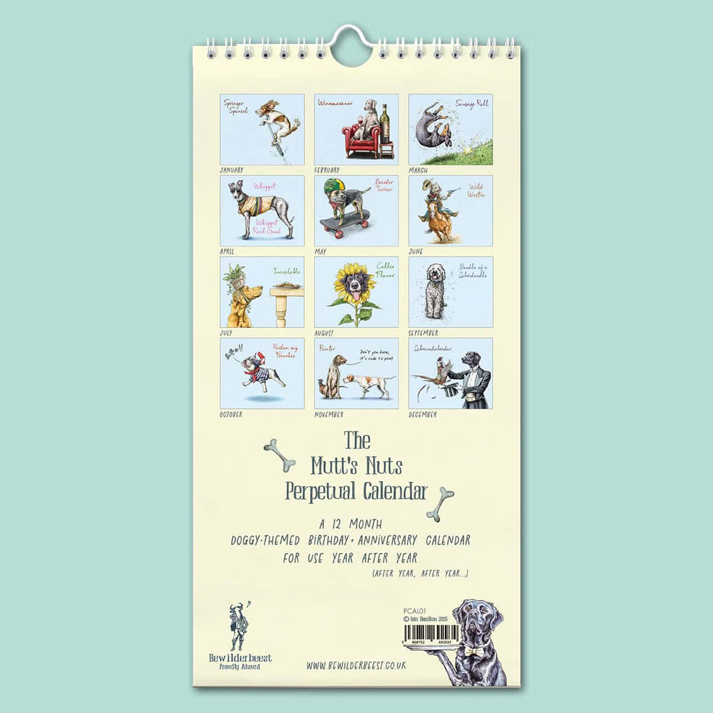 Perpetual Mutts Nuts Calendar