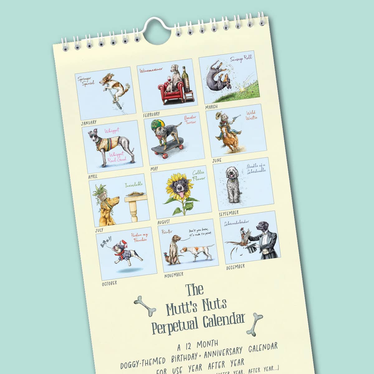 Perpetual Mutts Nuts Calendar