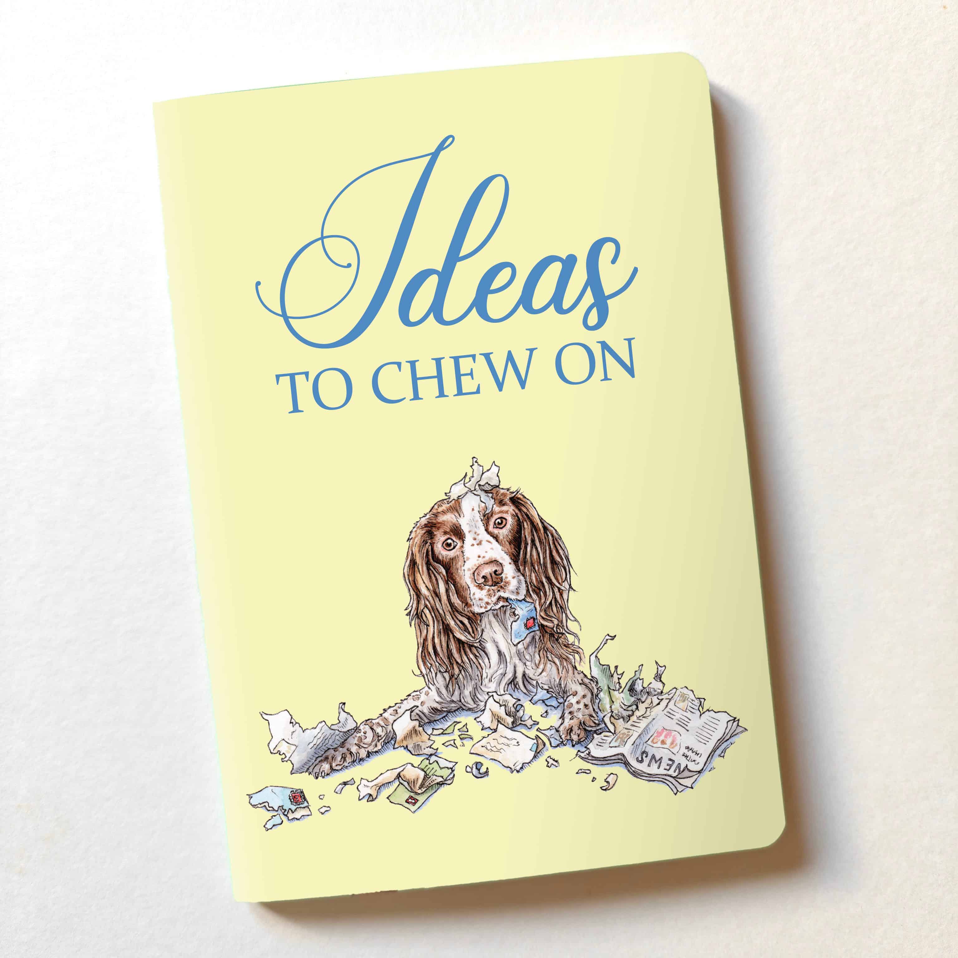 Ideas To Chew On Dog A5 Notebook