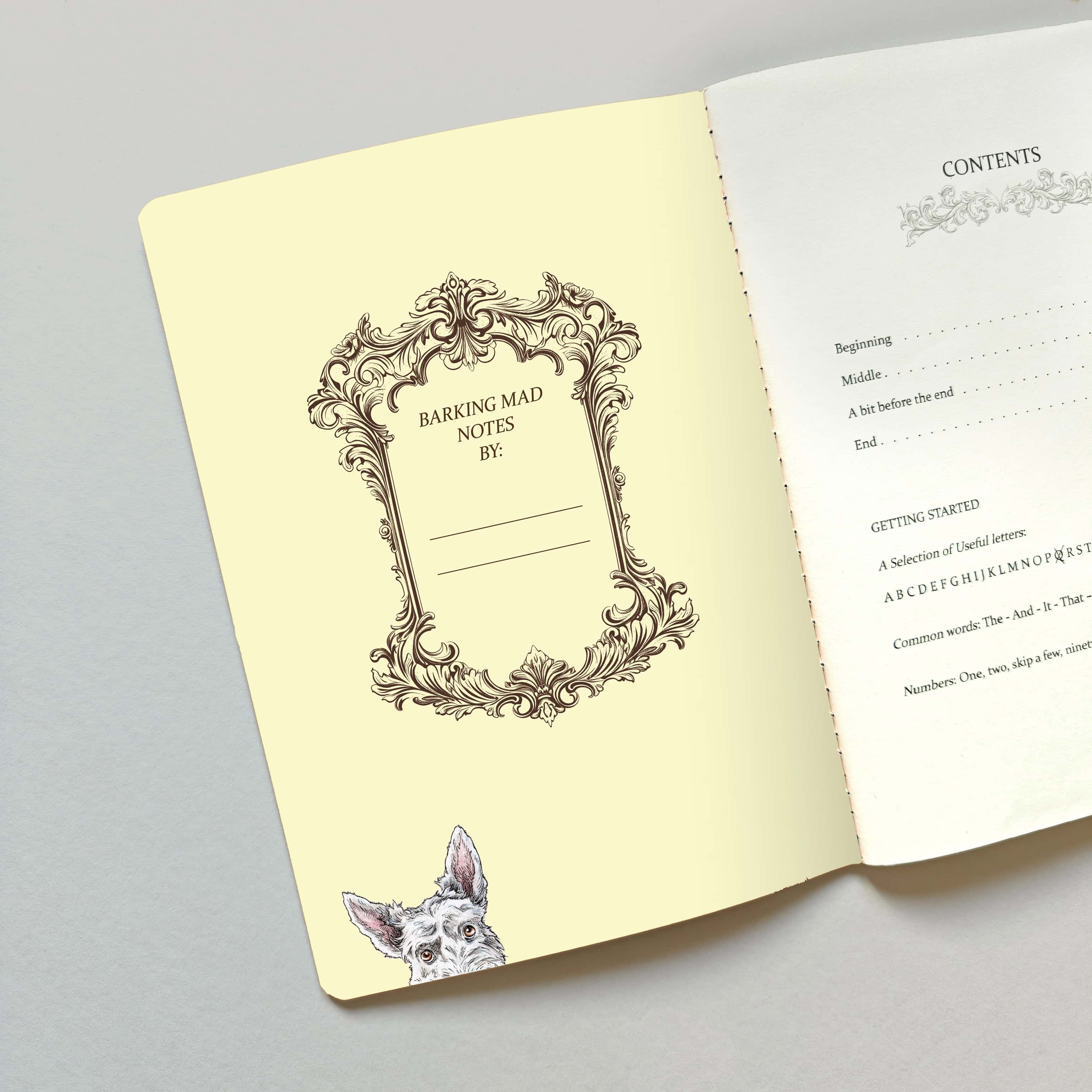 Dog Eared A5 Notebook