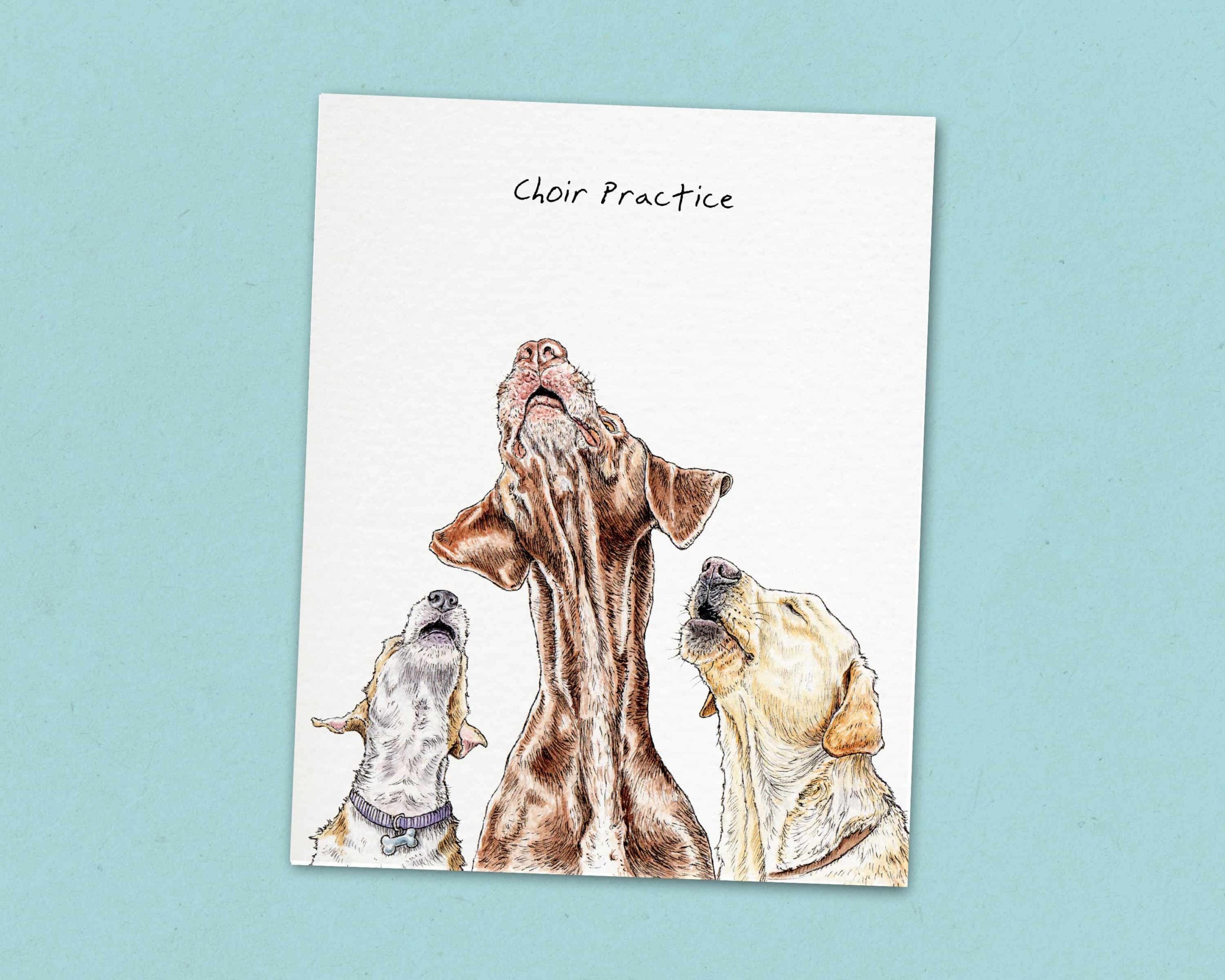 Choir Practice Print