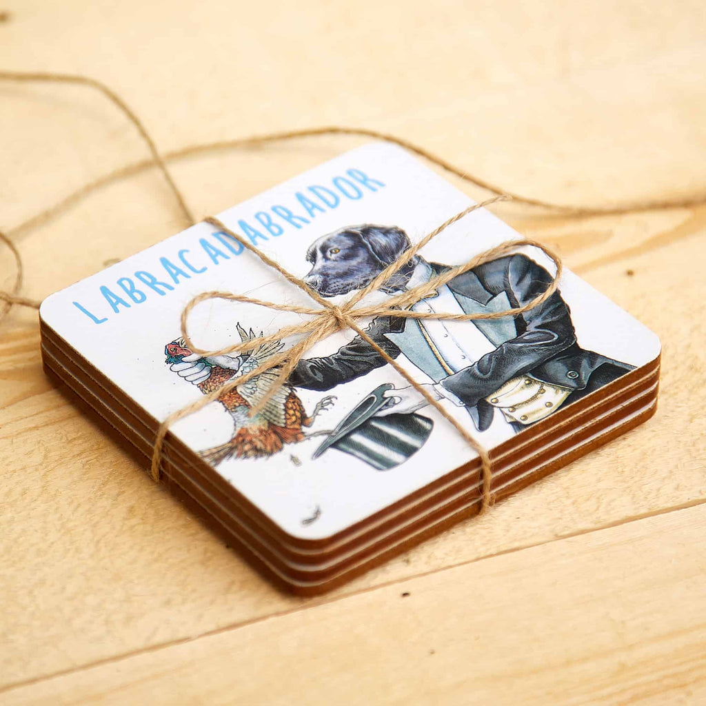 Mixed Dog Coasters Set