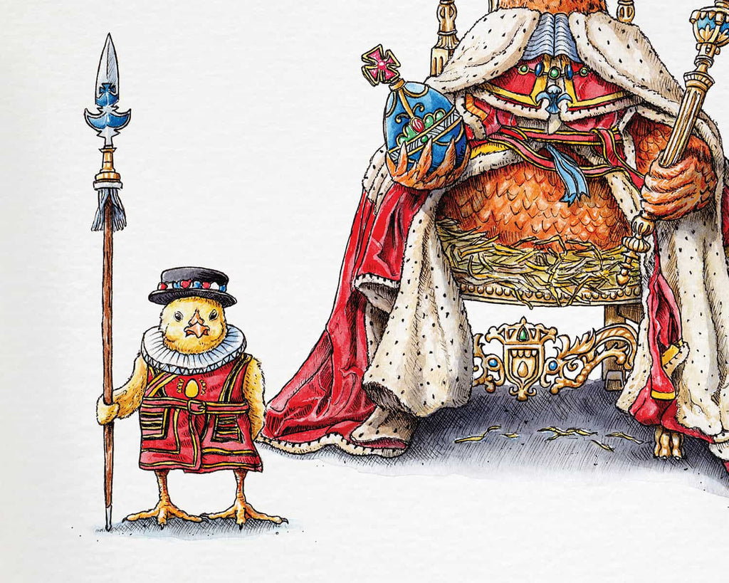 Coronation Chicken Print