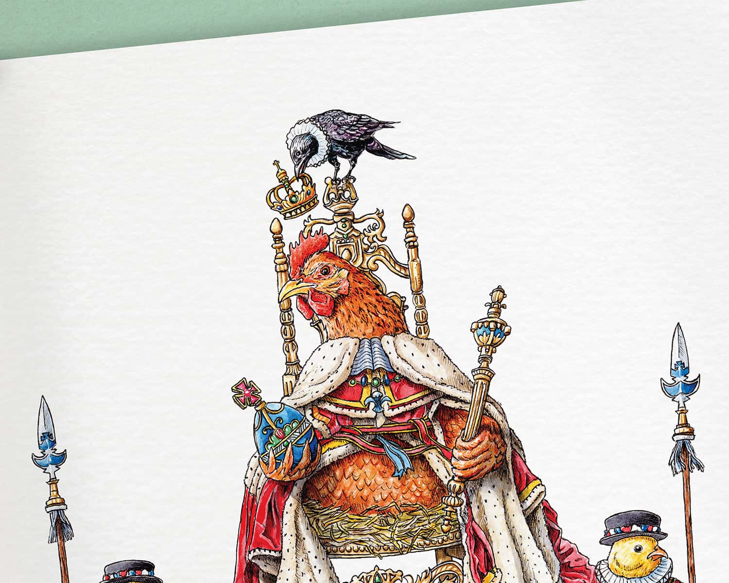 Coronation Chicken Print