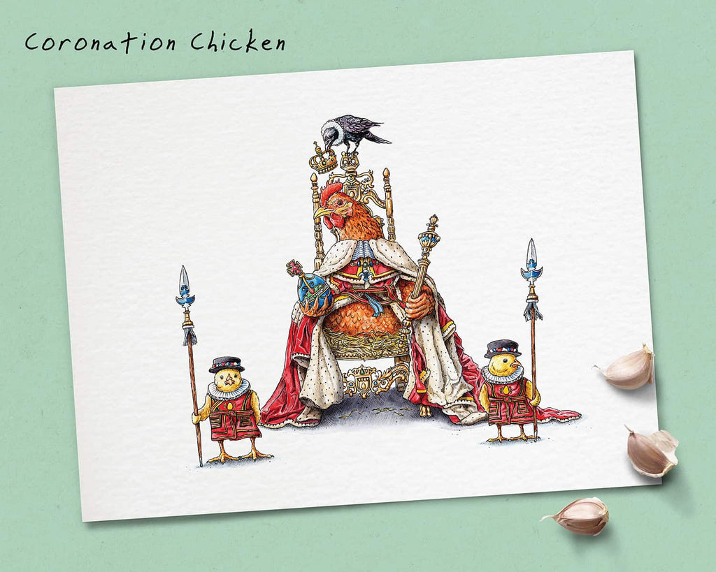 Coronation Chicken Print