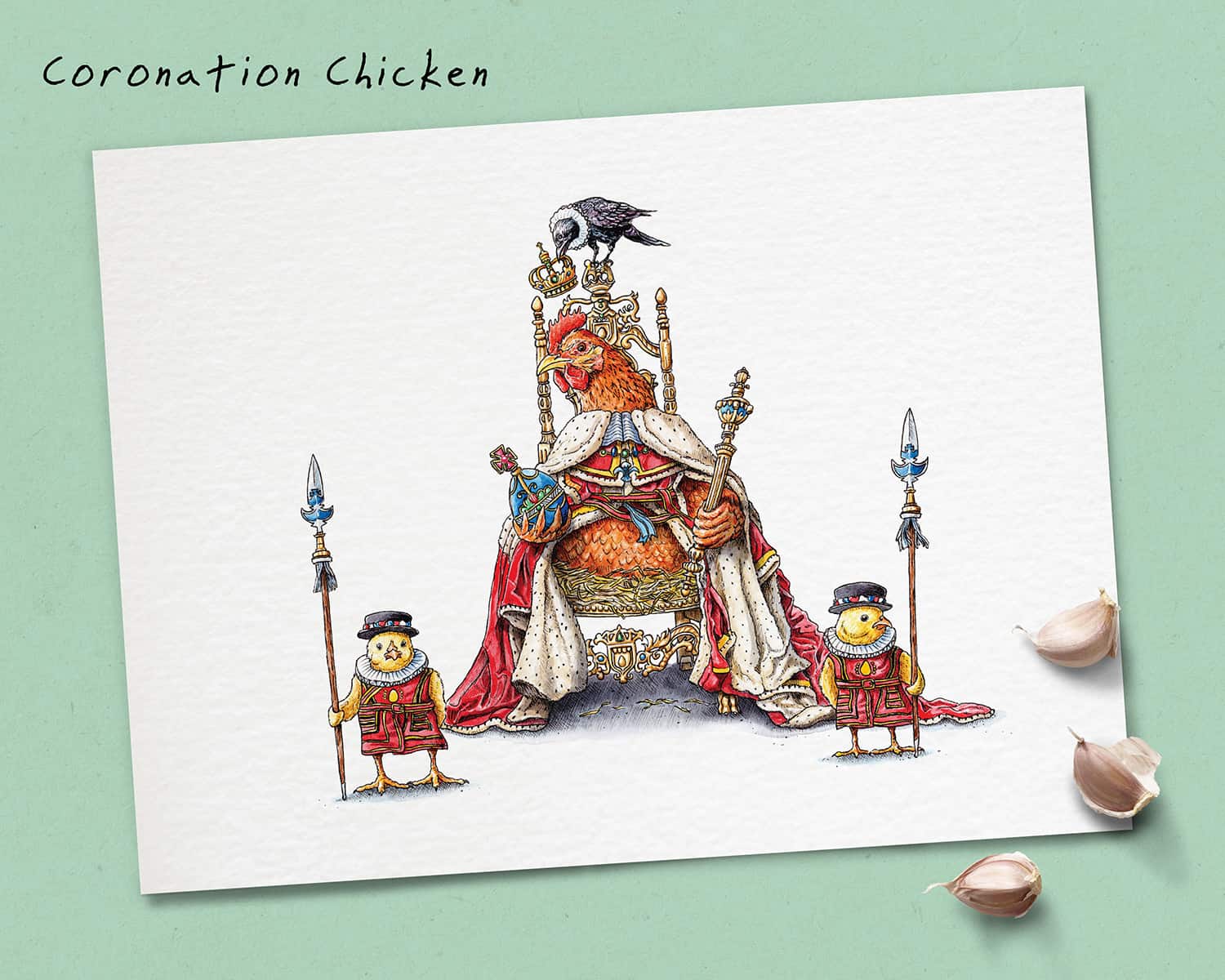 Coronation Chicken Print