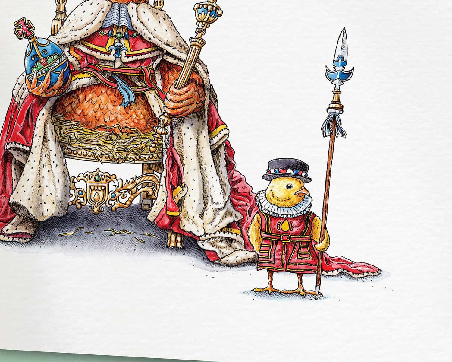 Coronation Chicken Print