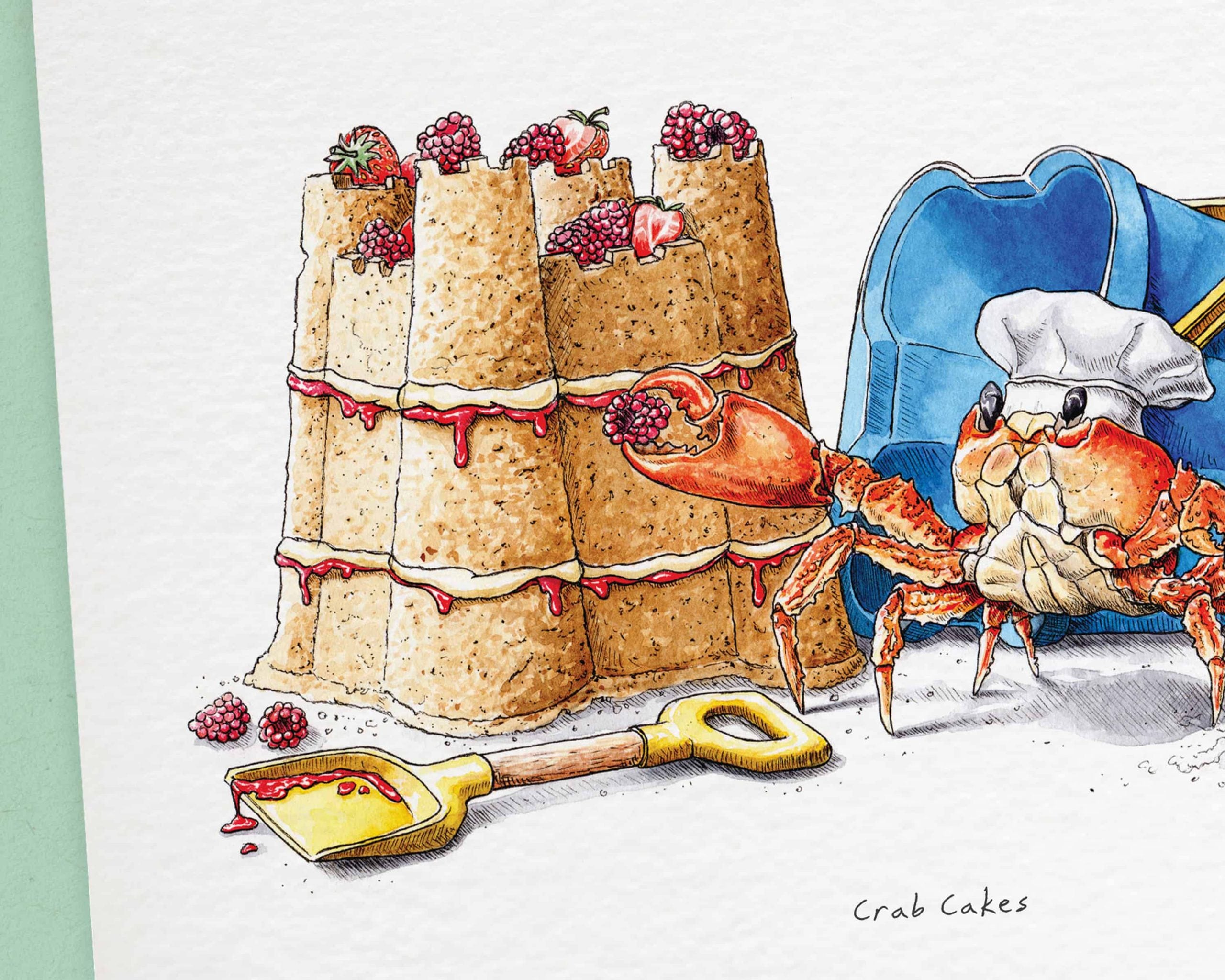 Crab Cakes Print