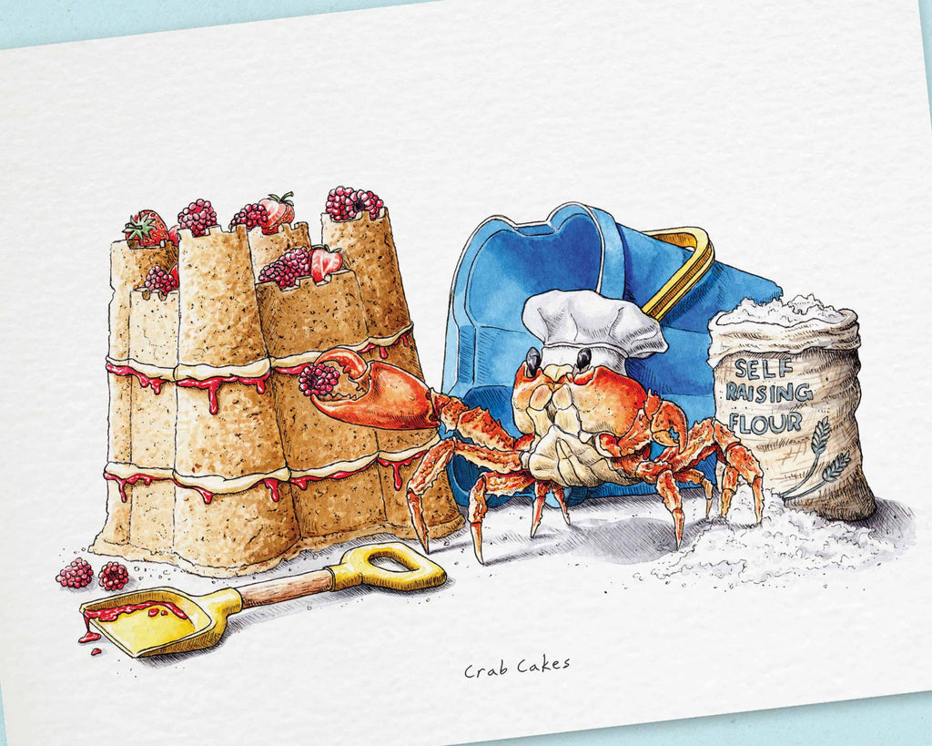 Crab Cakes Print