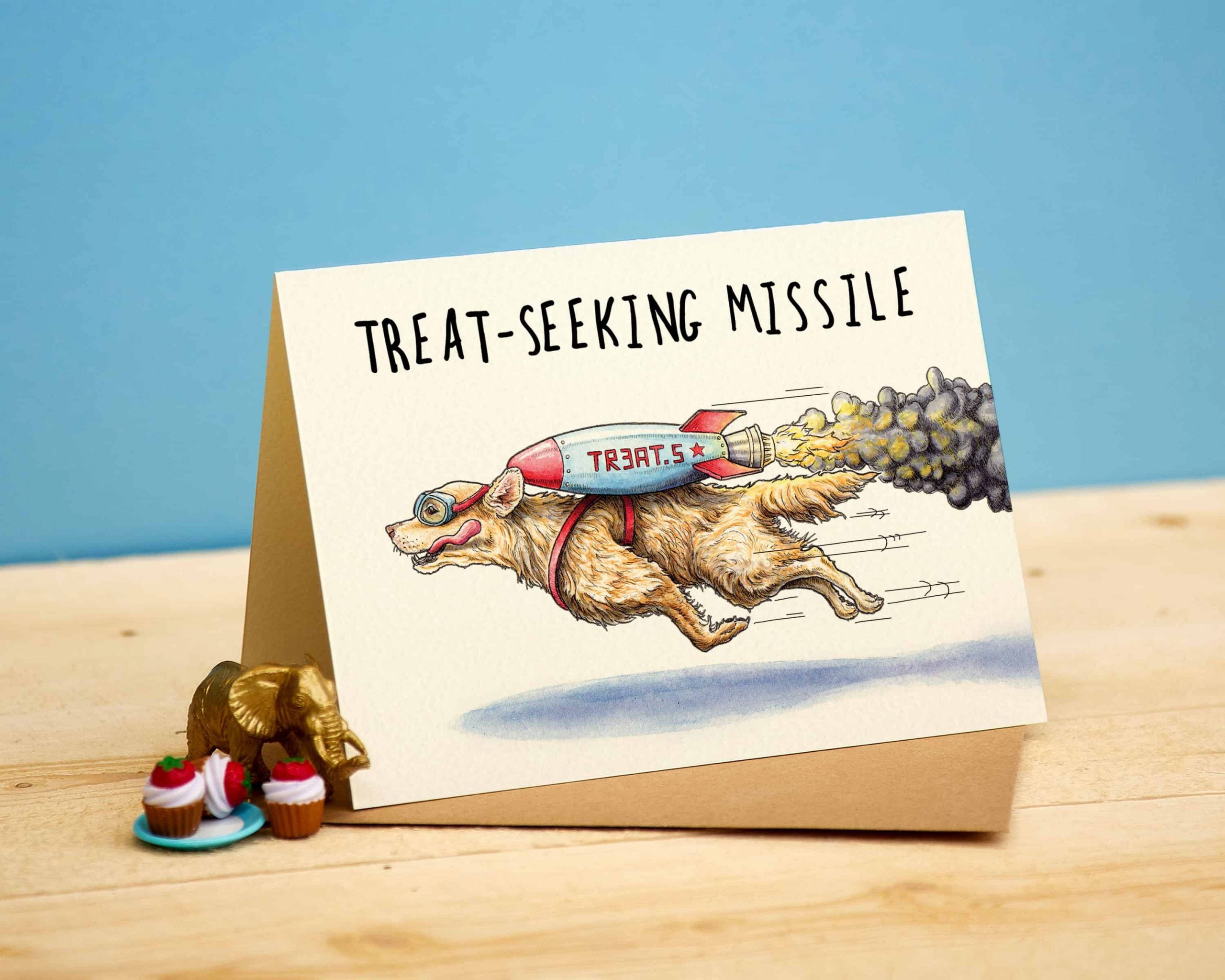Treat Seeking Missile Card