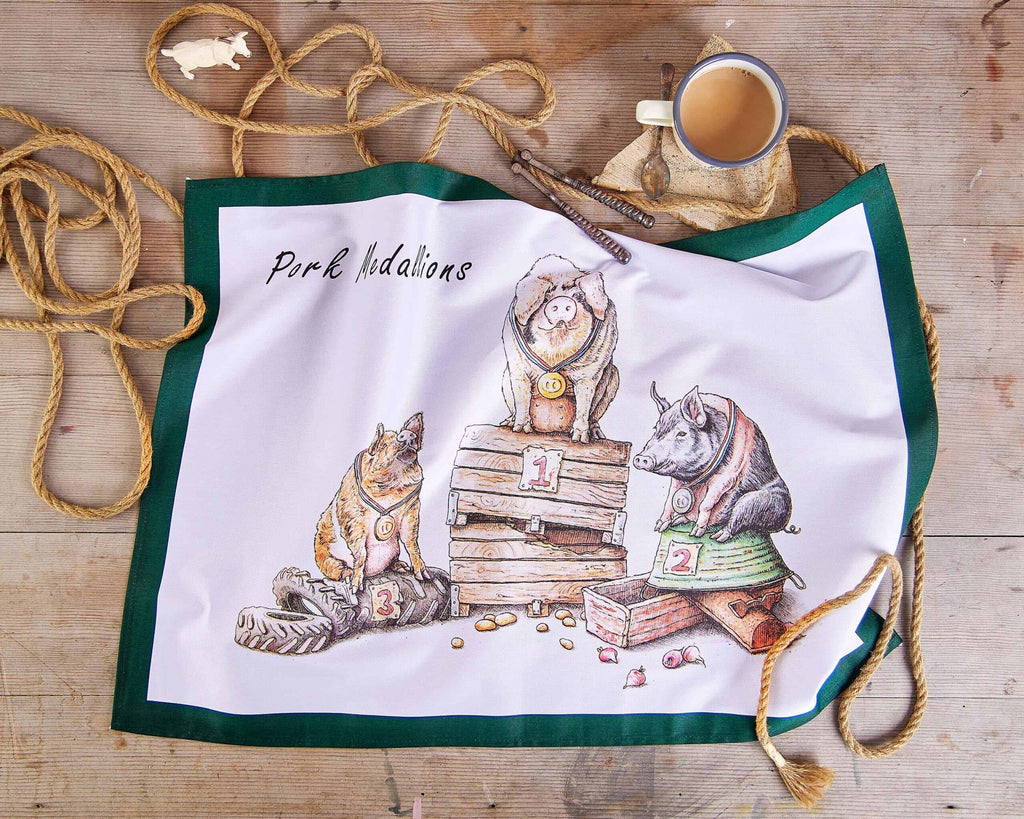 Pork Medallions Tea Towel