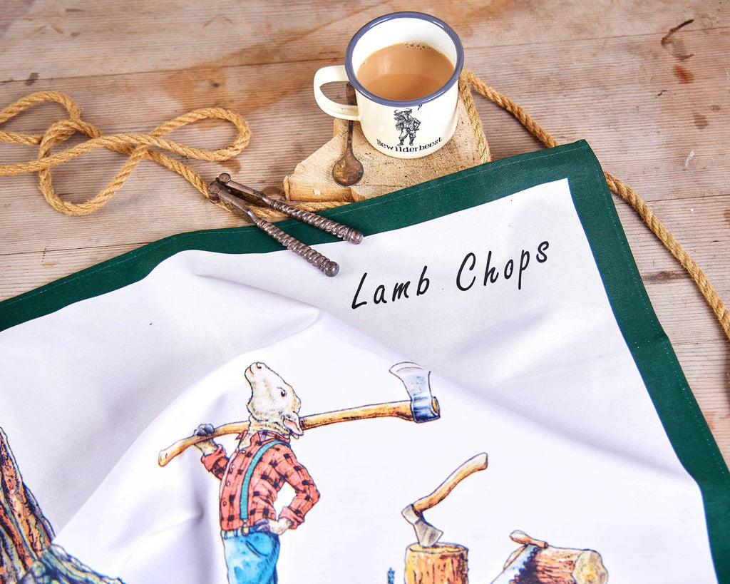 Lamb Chops Tea Towel