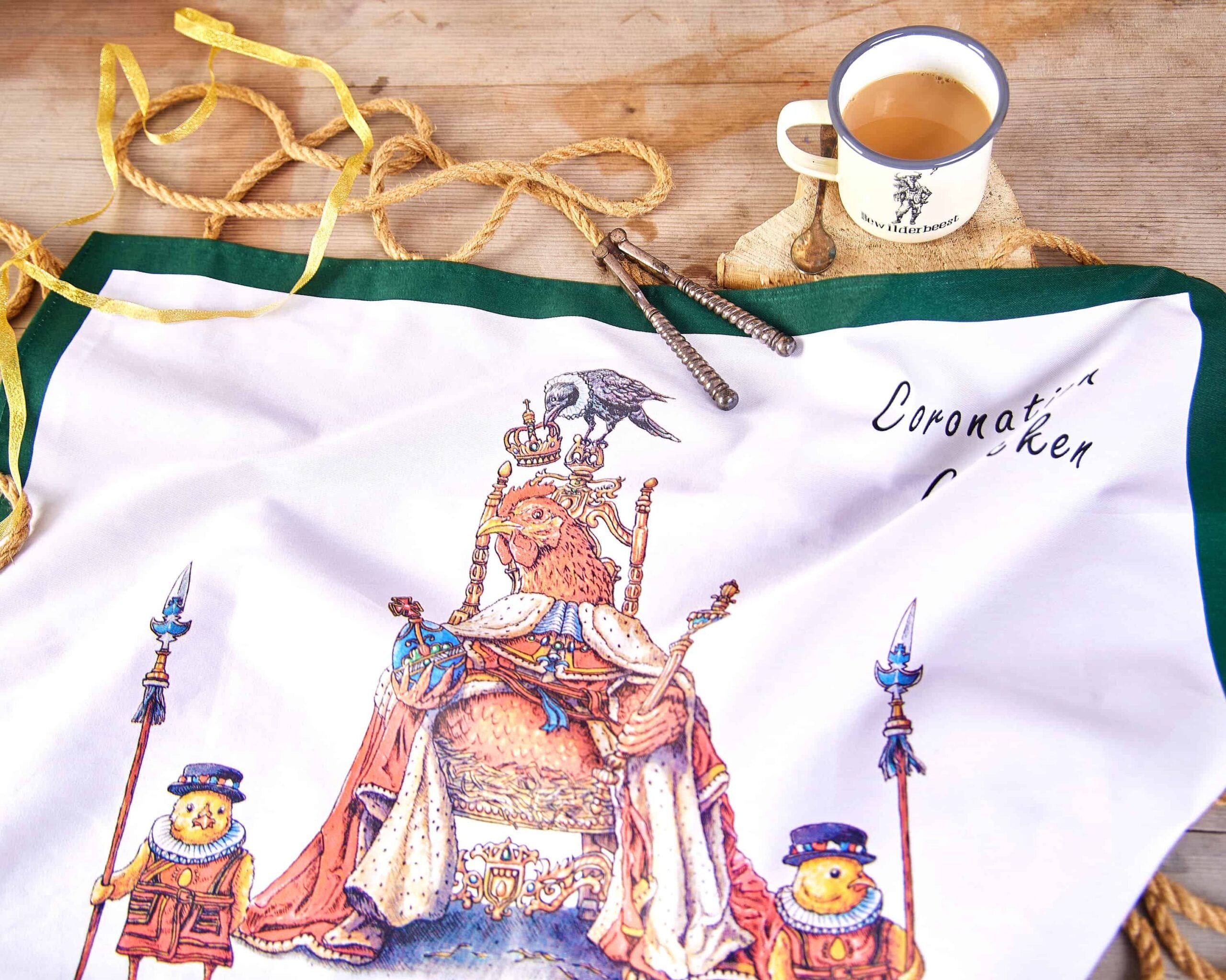 Coronation Chicken Tea Towel