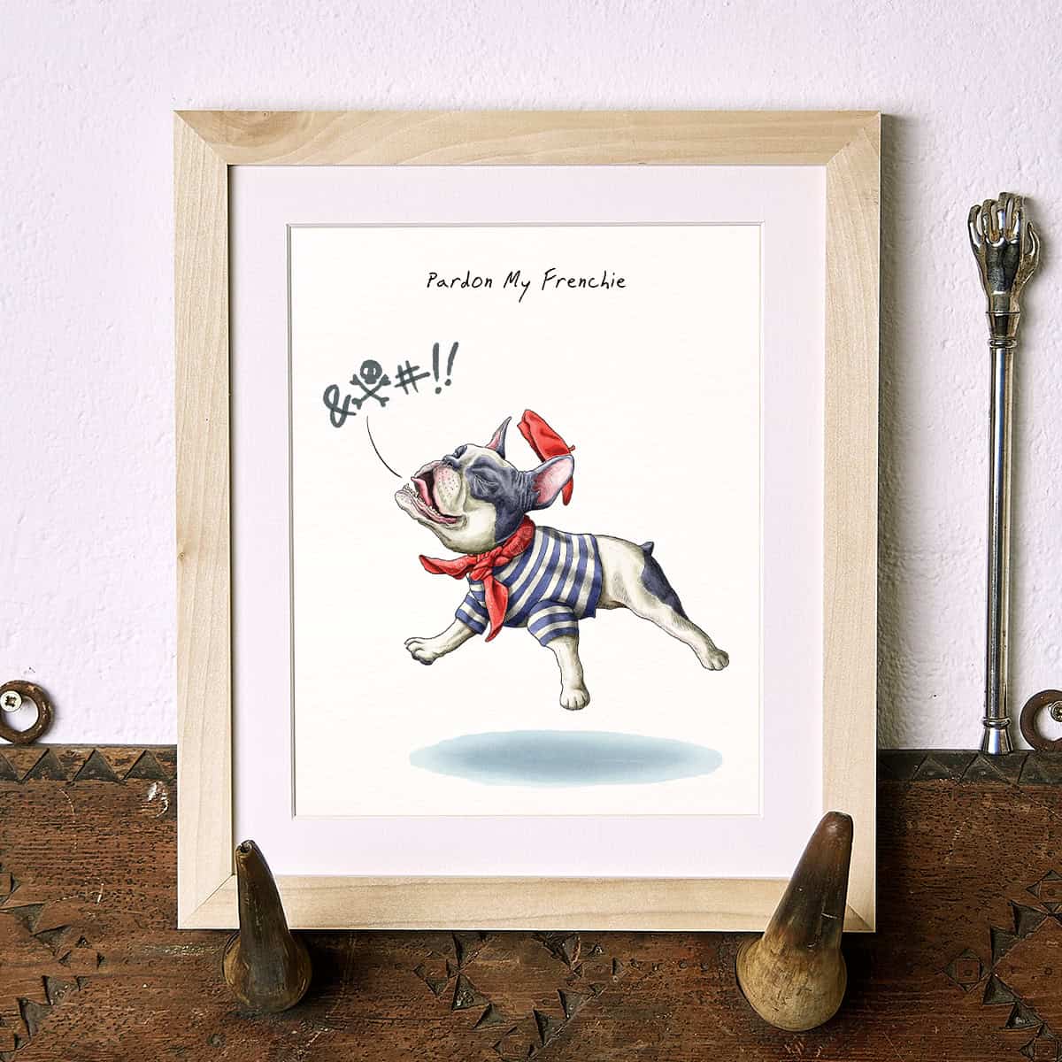 Pardon My Frenchie Print