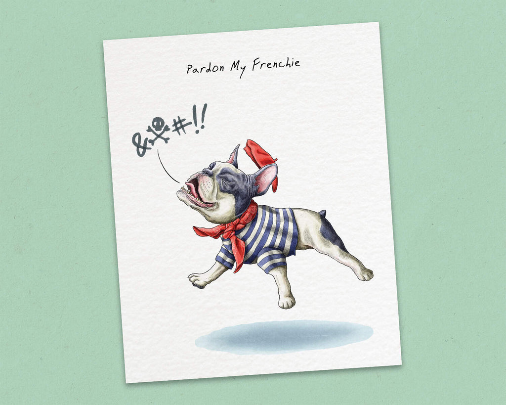 Pardon My Frenchie Print