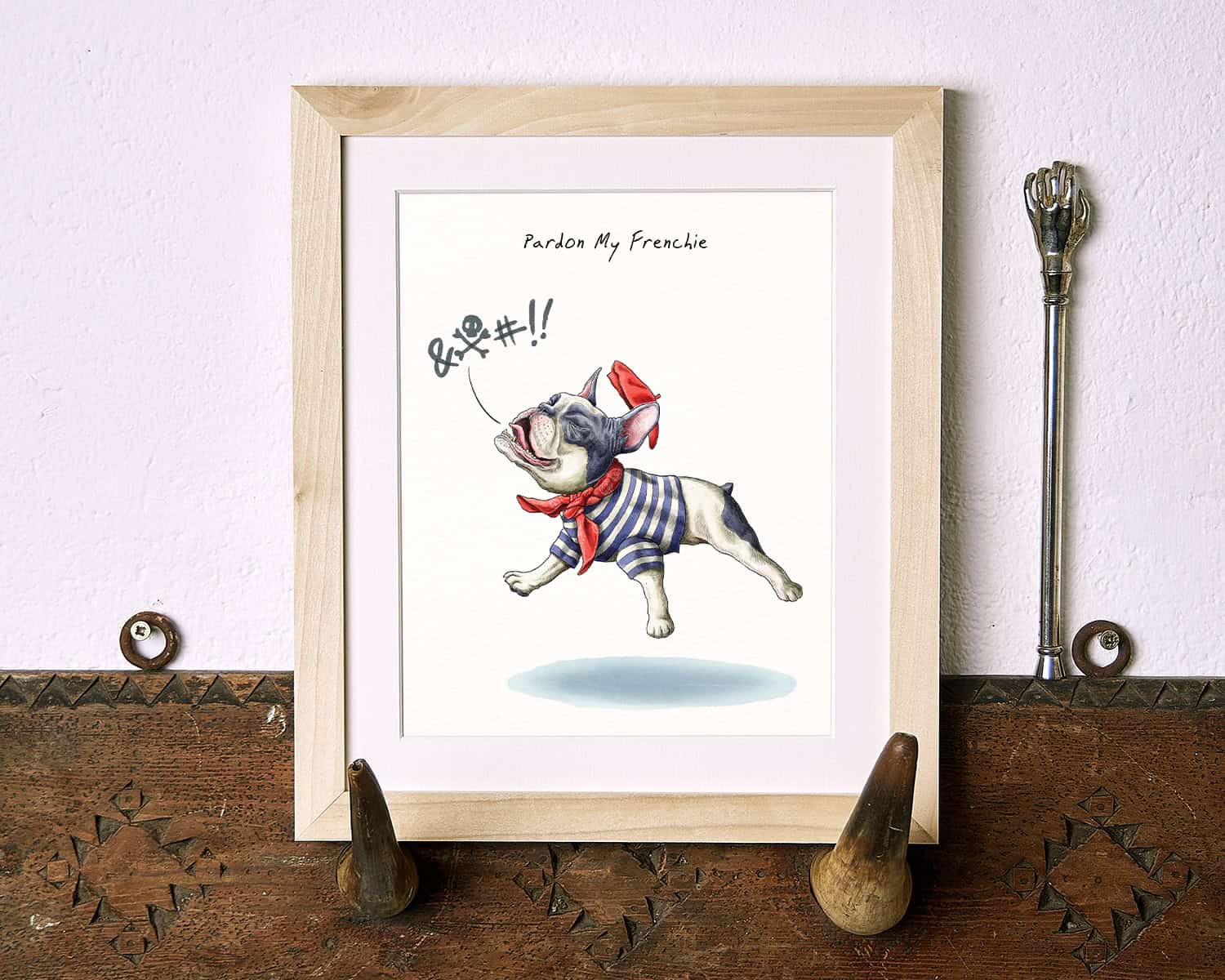 Pardon My Frenchie Print