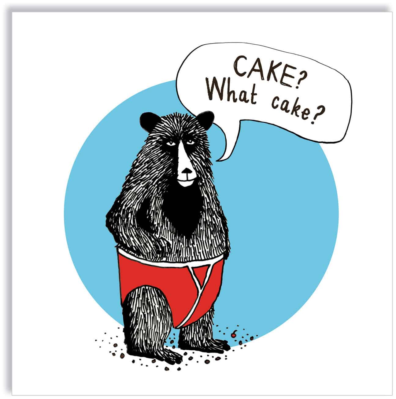 What cake? Card