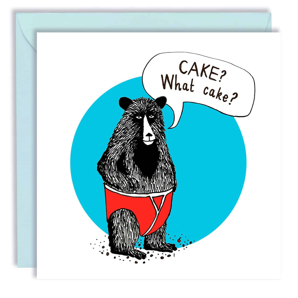 What cake? Card