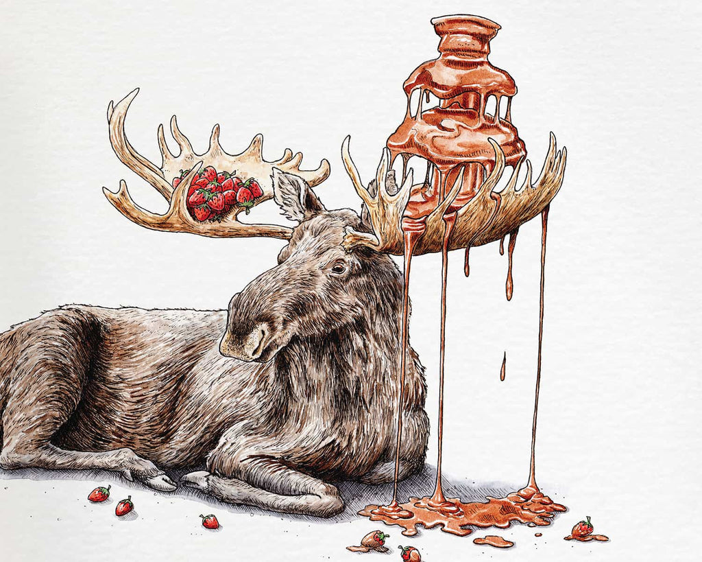 Chocolate Mousse Print