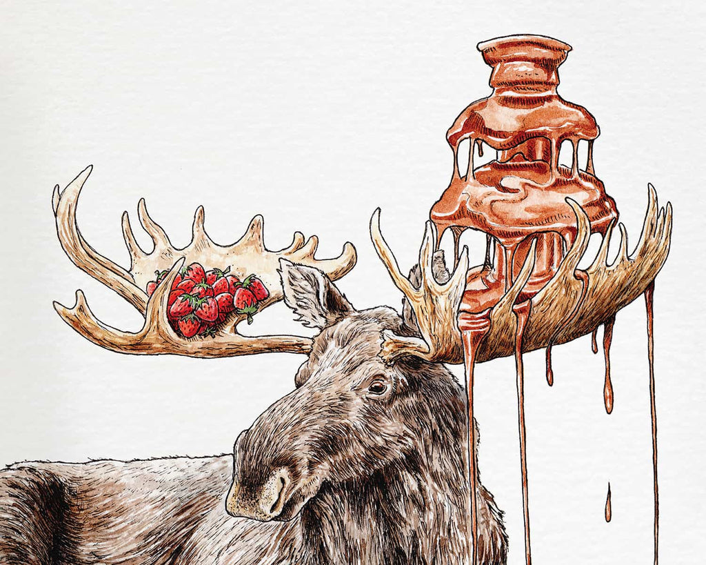 Chocolate Mousse Print