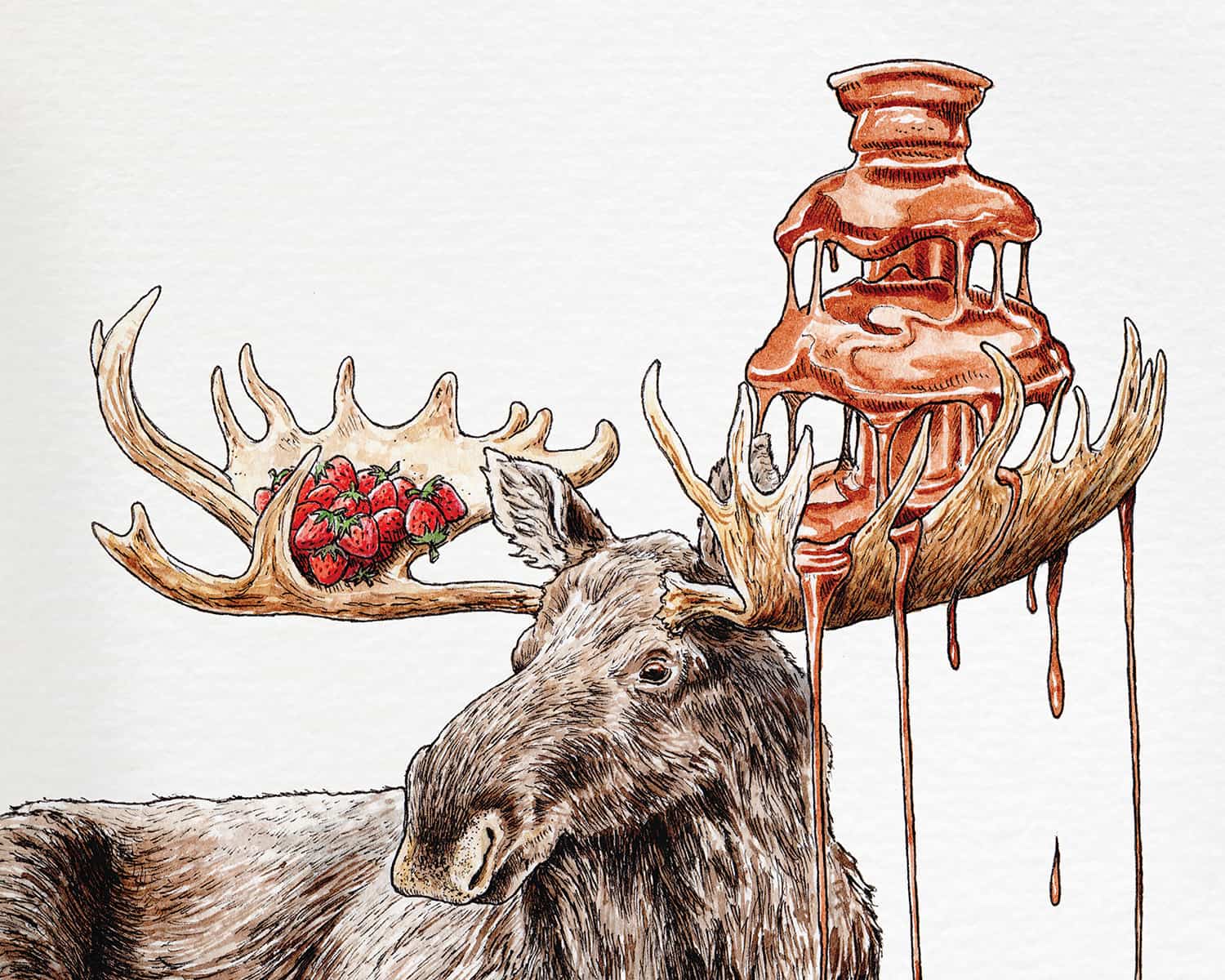 Chocolate Mousse Print