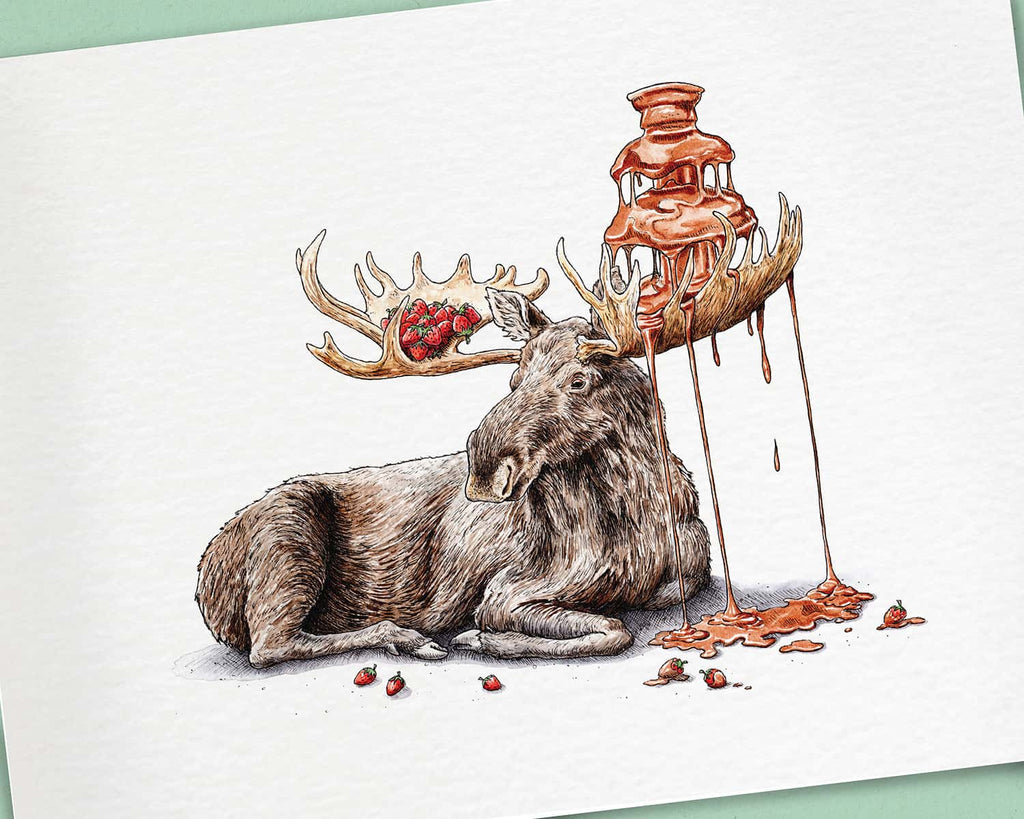 Chocolate Mousse Print