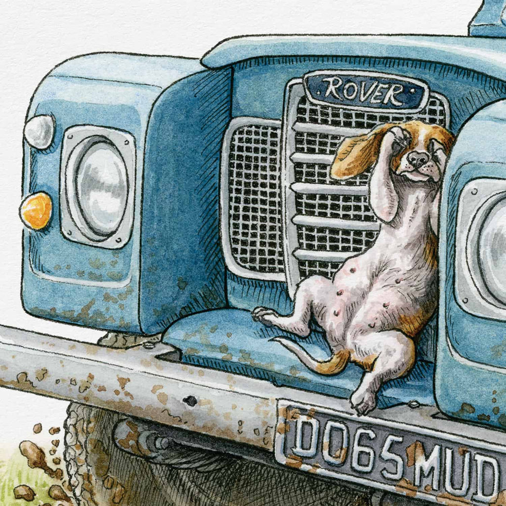 Paw Wheel Drive Print