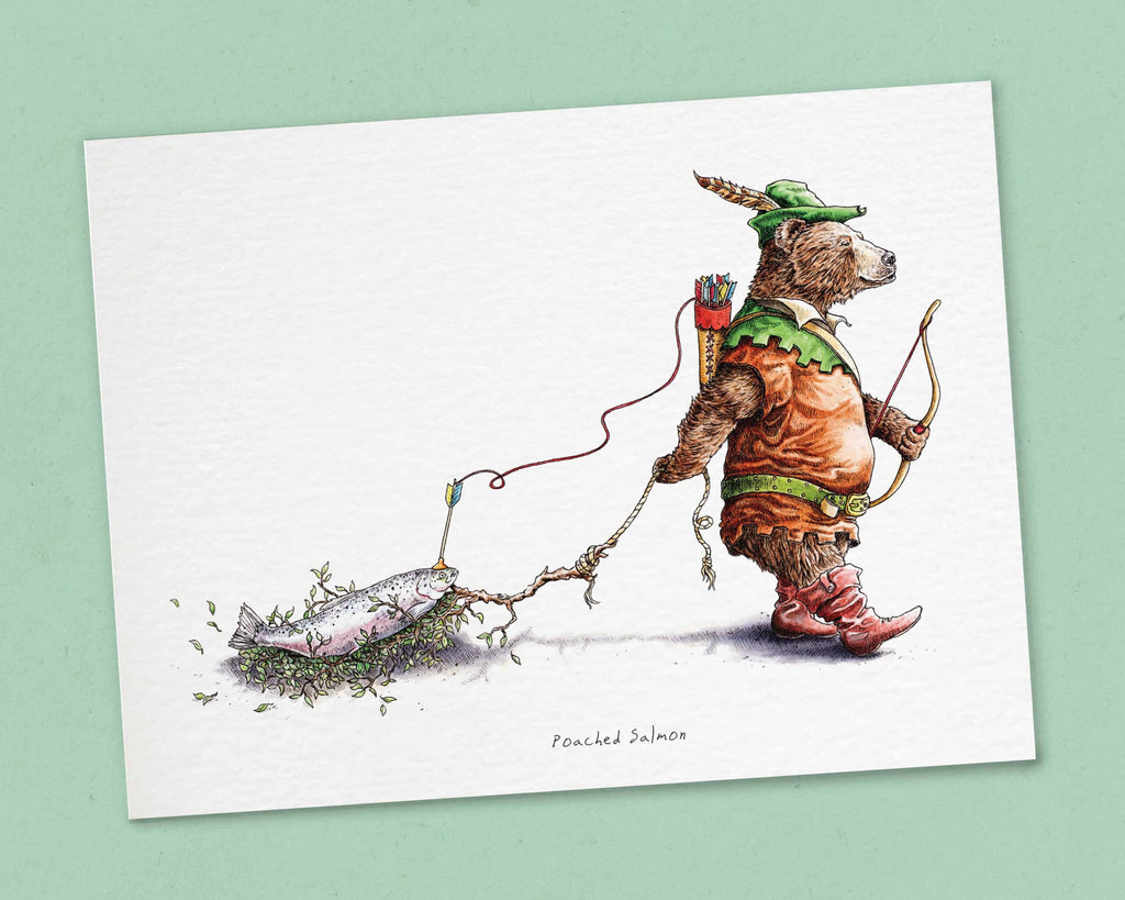 Poached Salmon Print