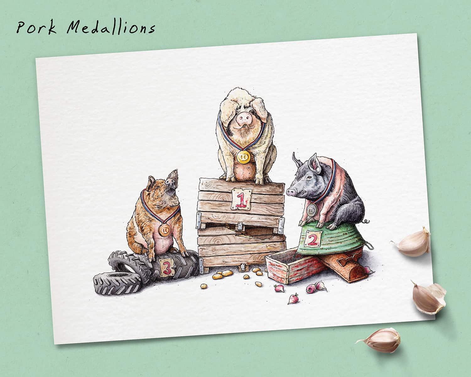 Pork Medallions Print