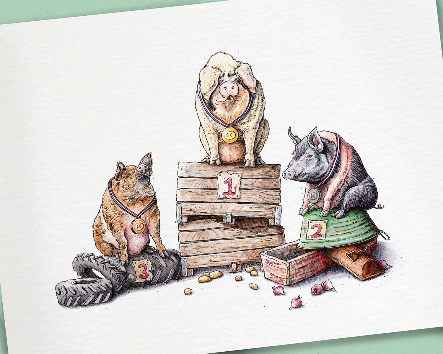 Pork Medallions Print