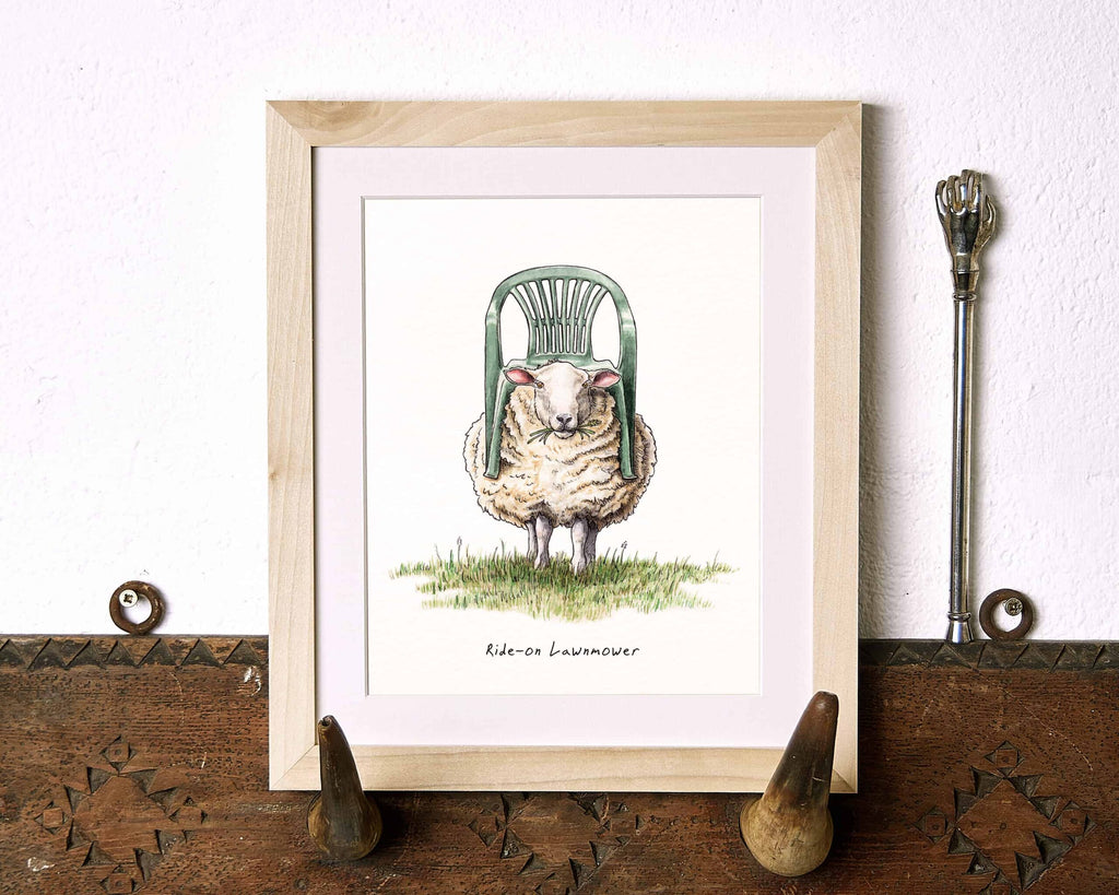 Ride-on Lawnmower Print