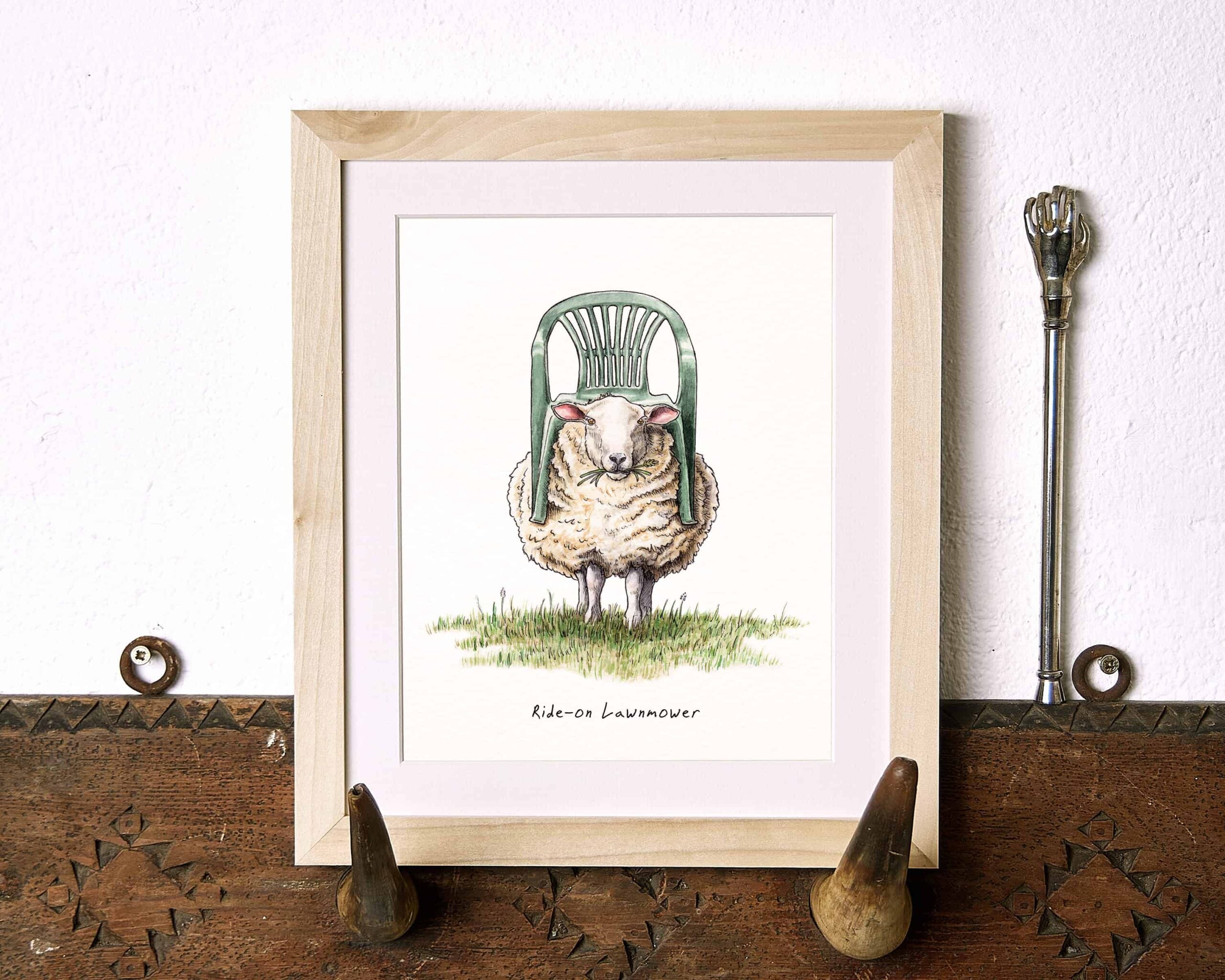 Ride-on Lawnmower Print