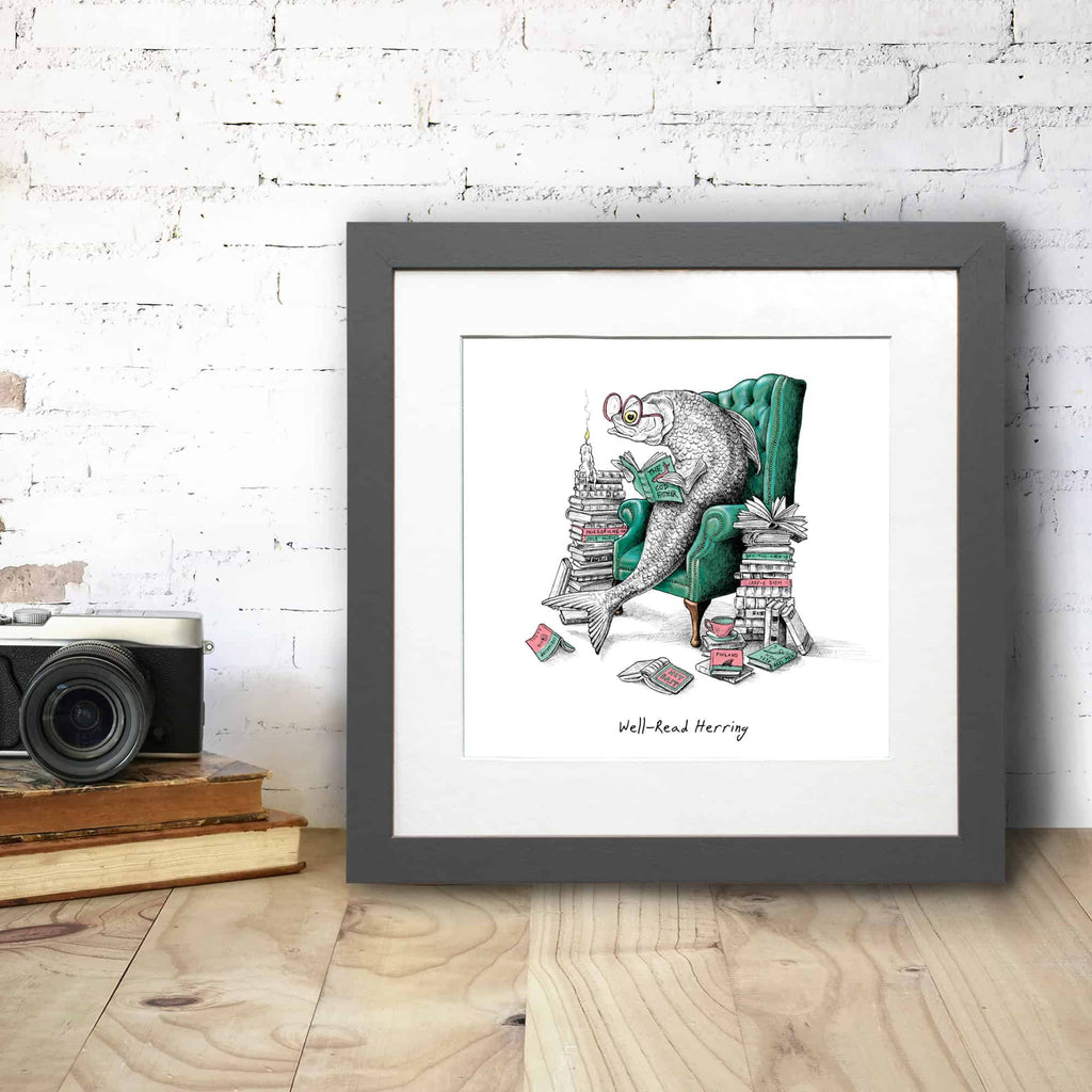 Well-Read Herring Print