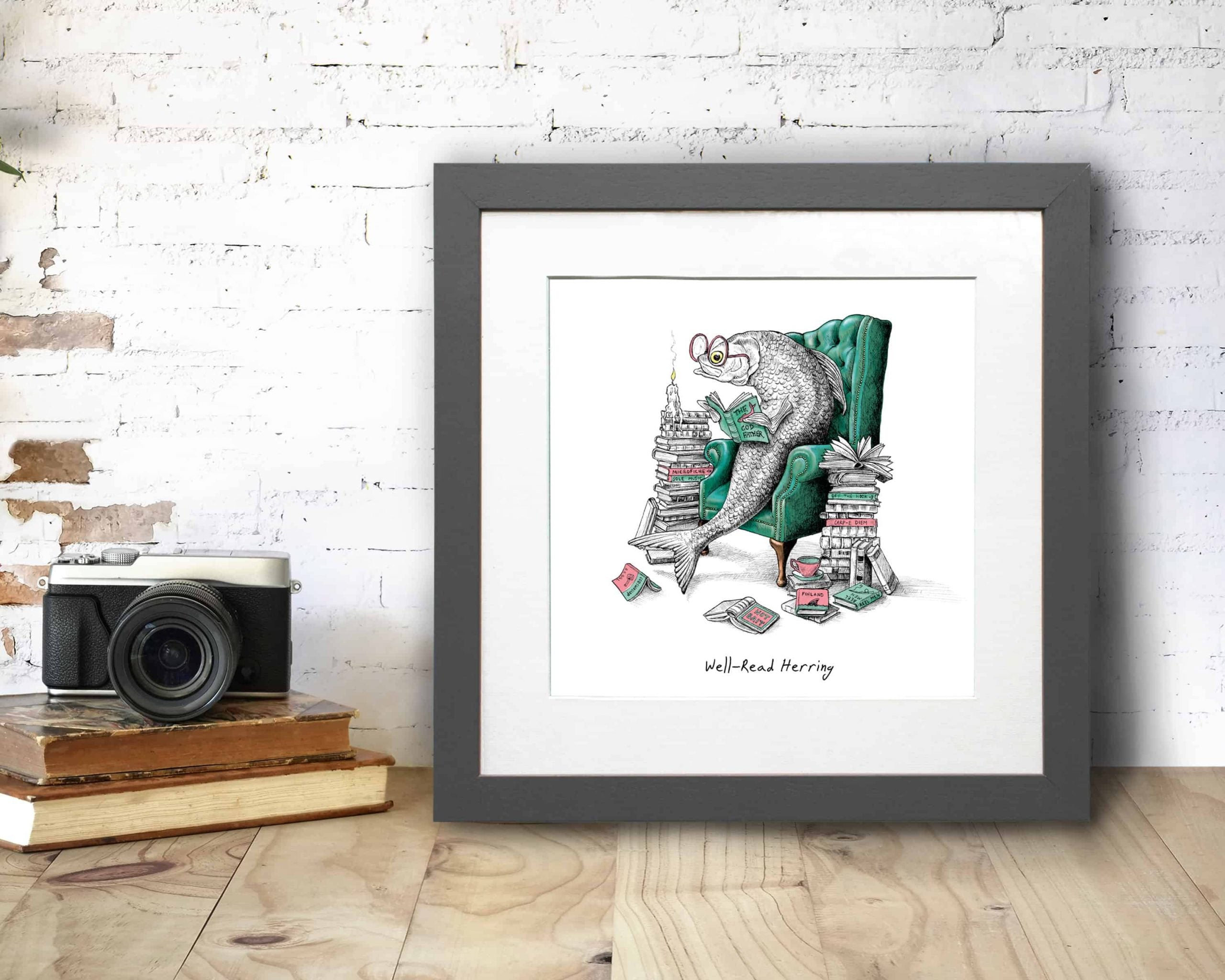 Well-Read Herring Print