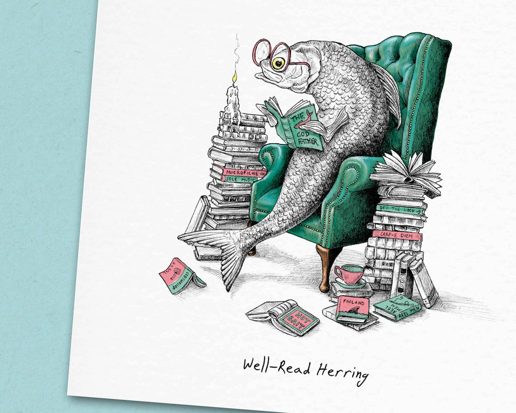 Well-Read Herring Print
