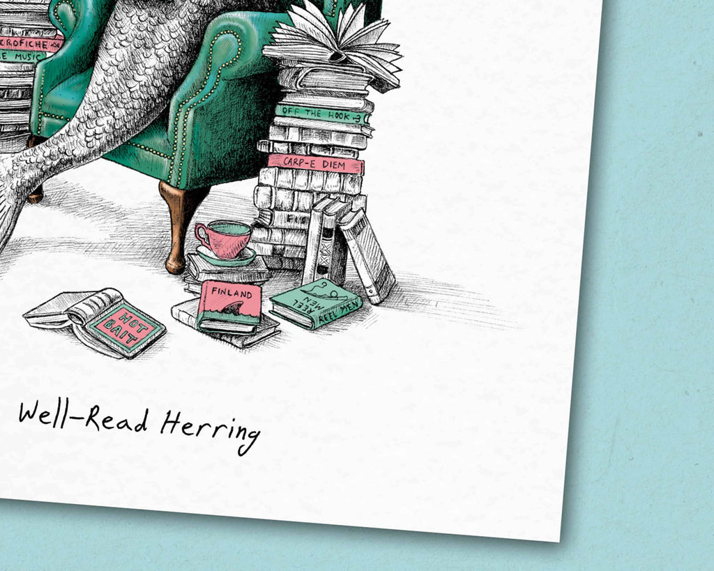 Well-Read Herring Print