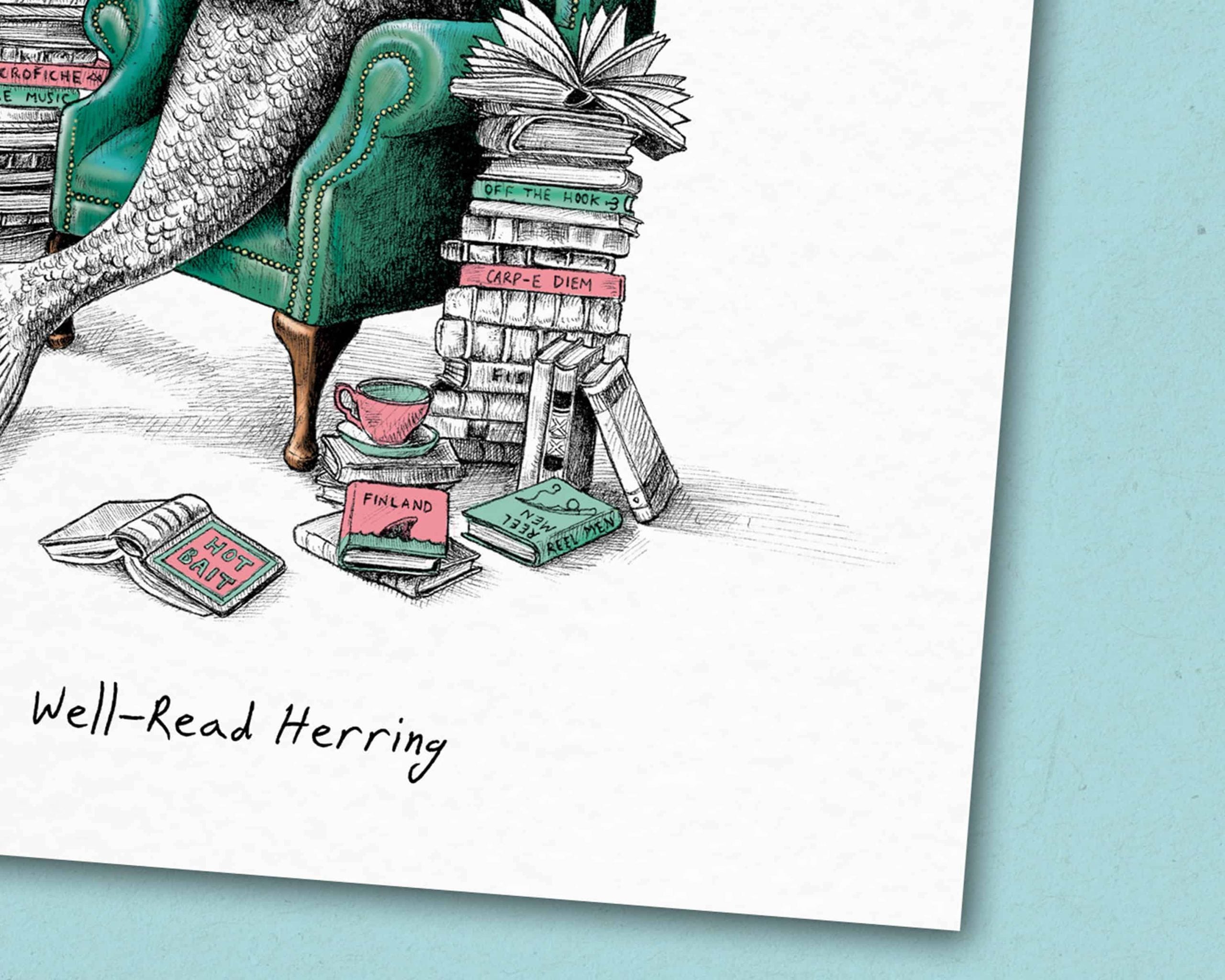 Well-Read Herring Print