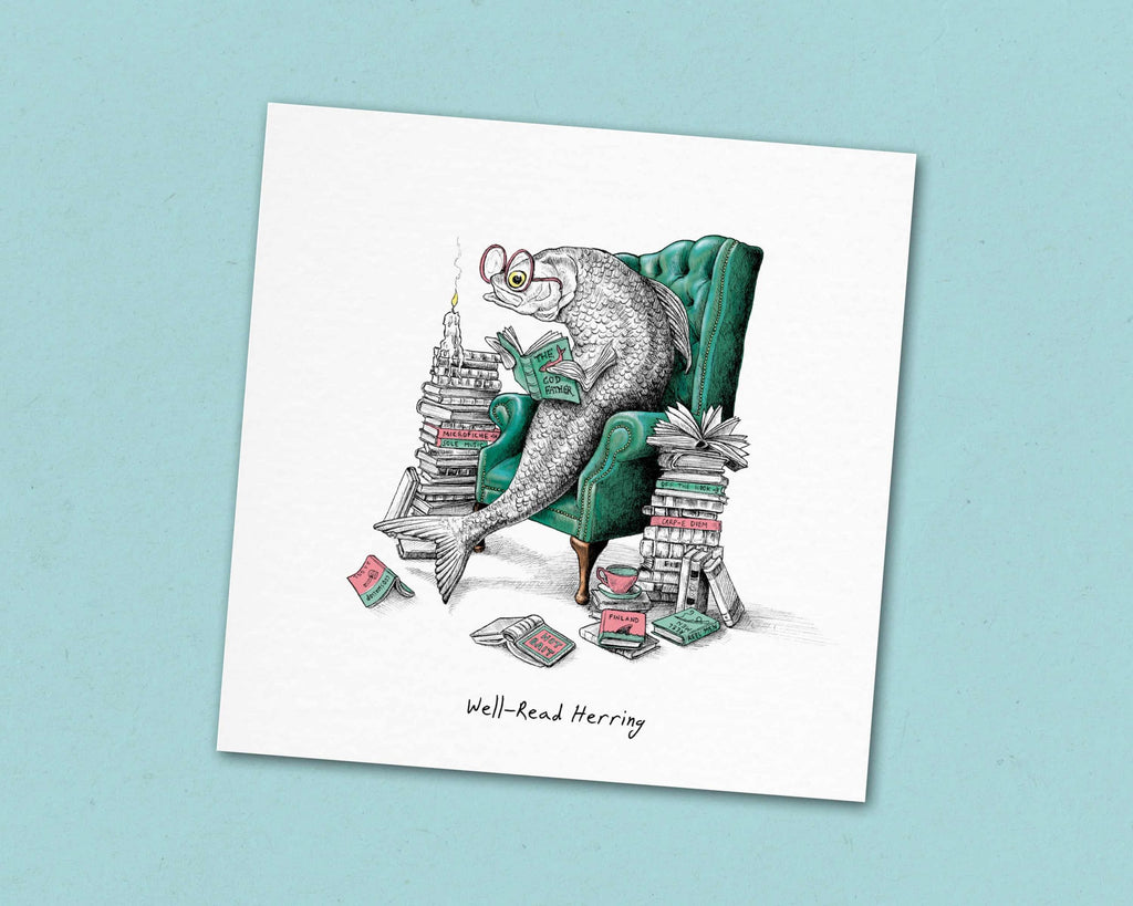 Well-Read Herring Print