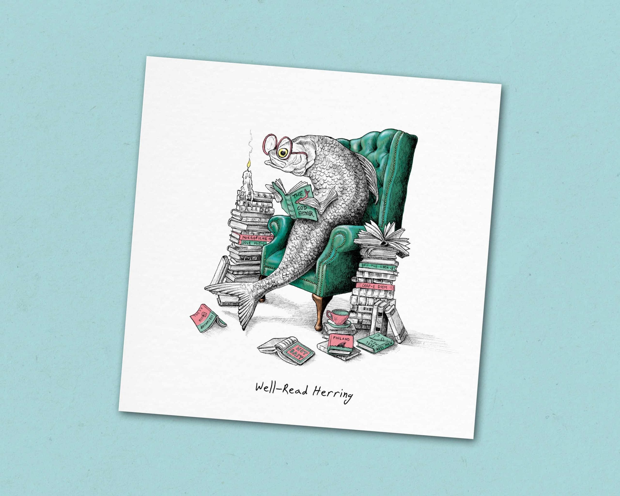 Well-Read Herring Print