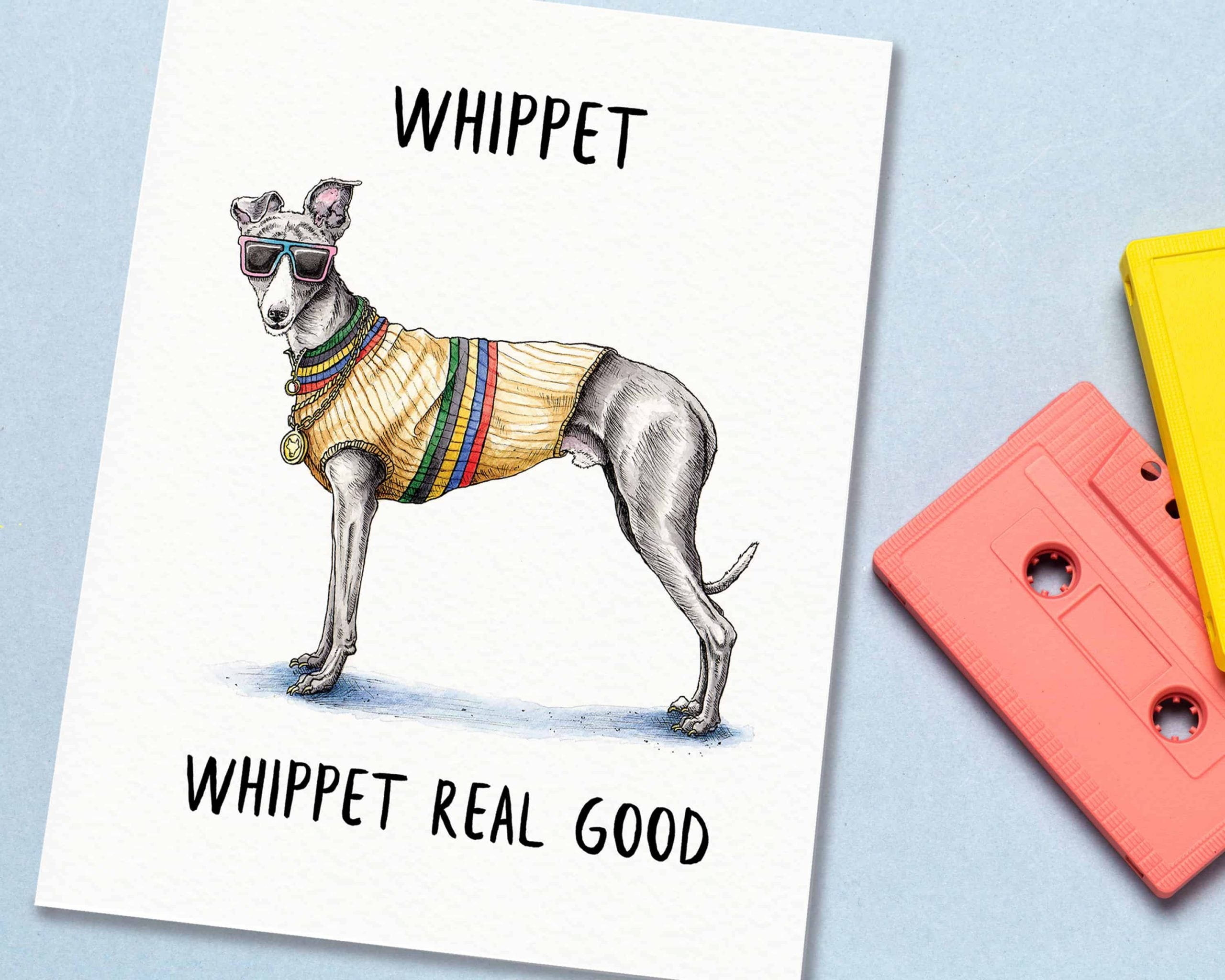 Whippet Print