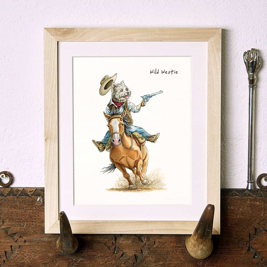 Wild Westie Print