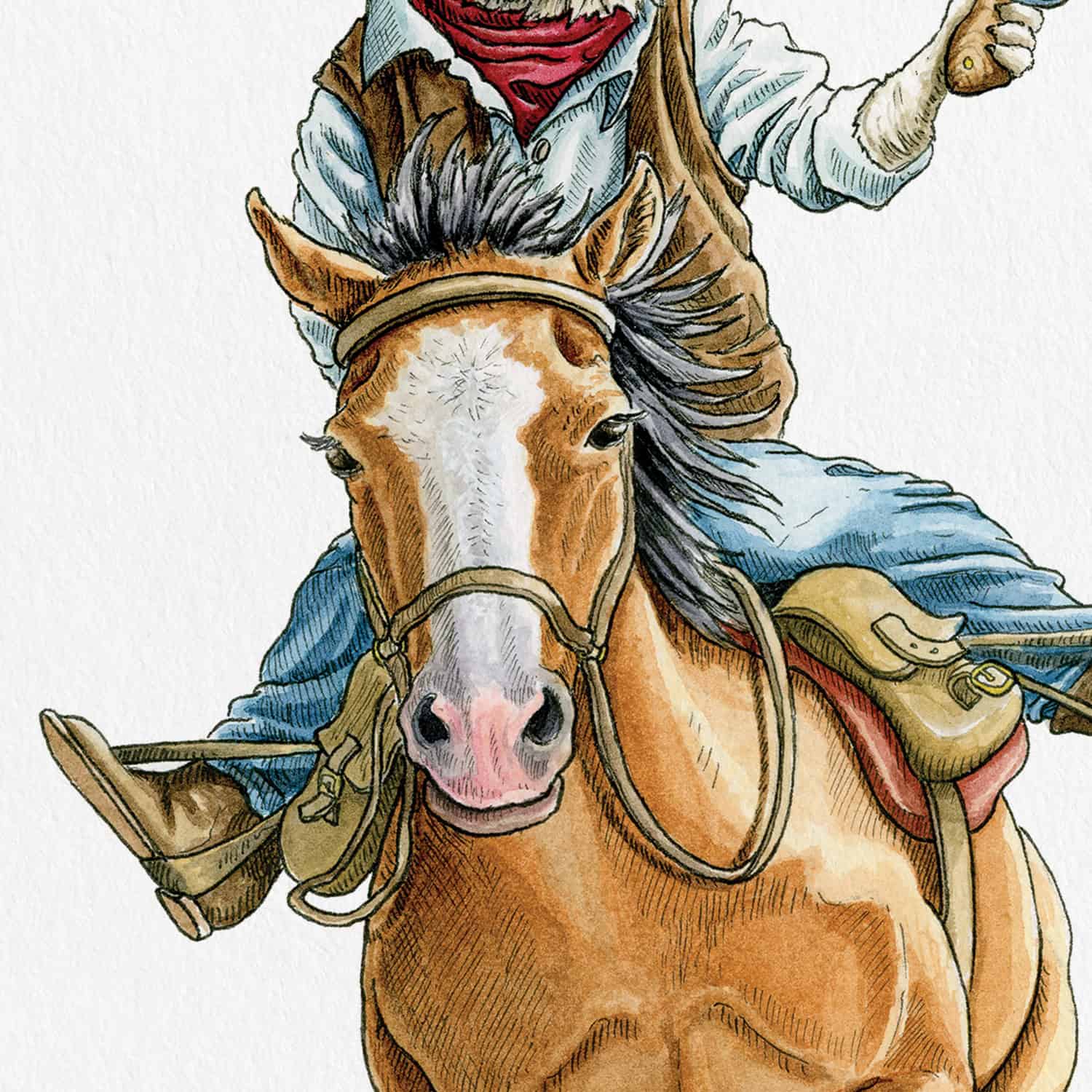 Wild Westie Print (Large)