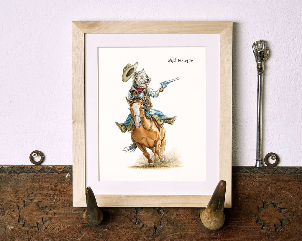 Wild Westie Print