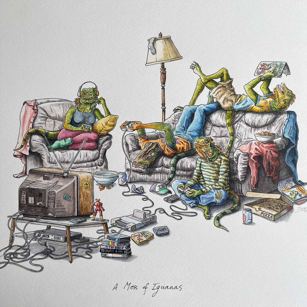 A Mess of Iguanas Original